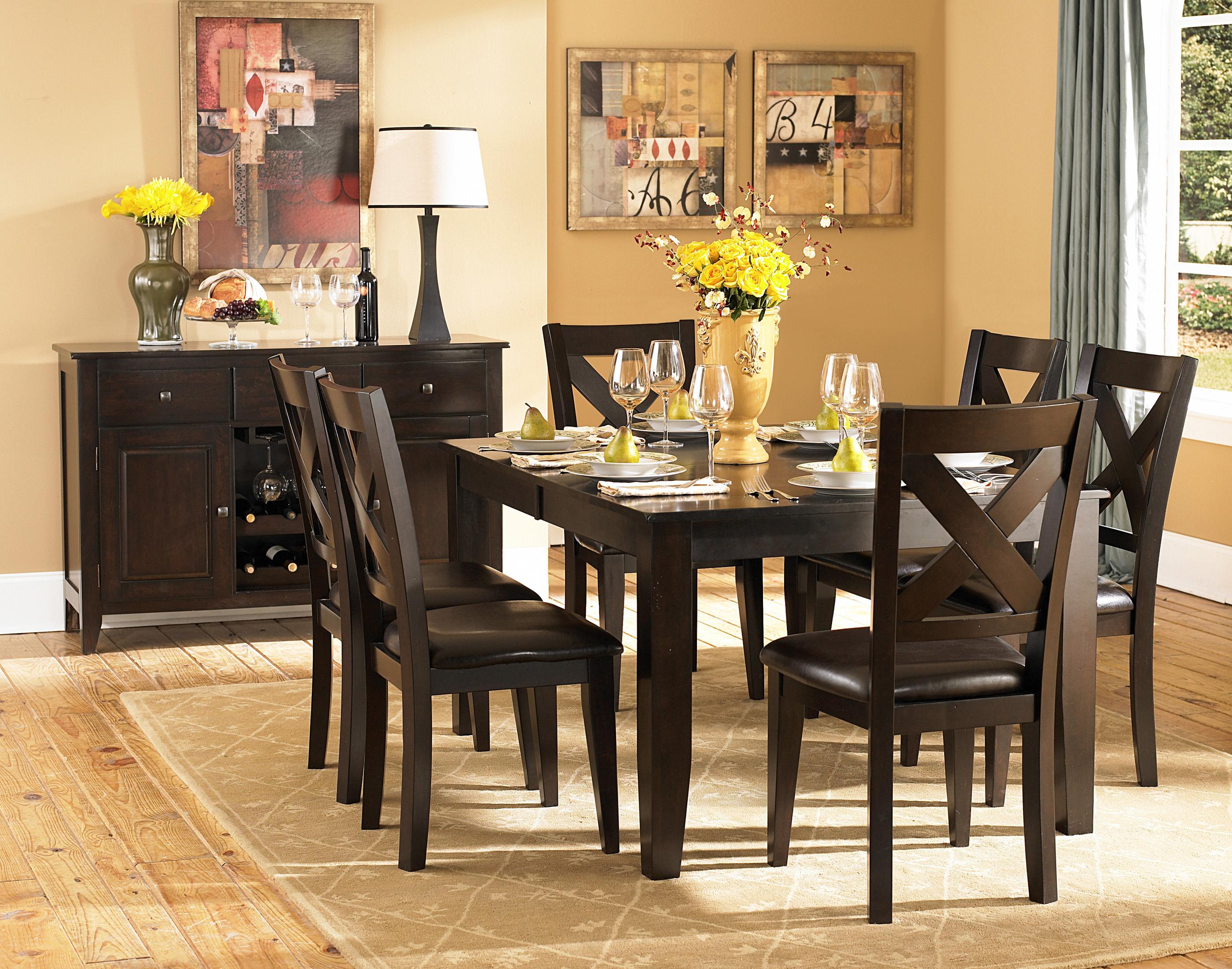 

    
1372-78*5PC Casual Warm Merlot Wood Dining Room Set 5pcs Homelegance 1372-78* Crown Point
