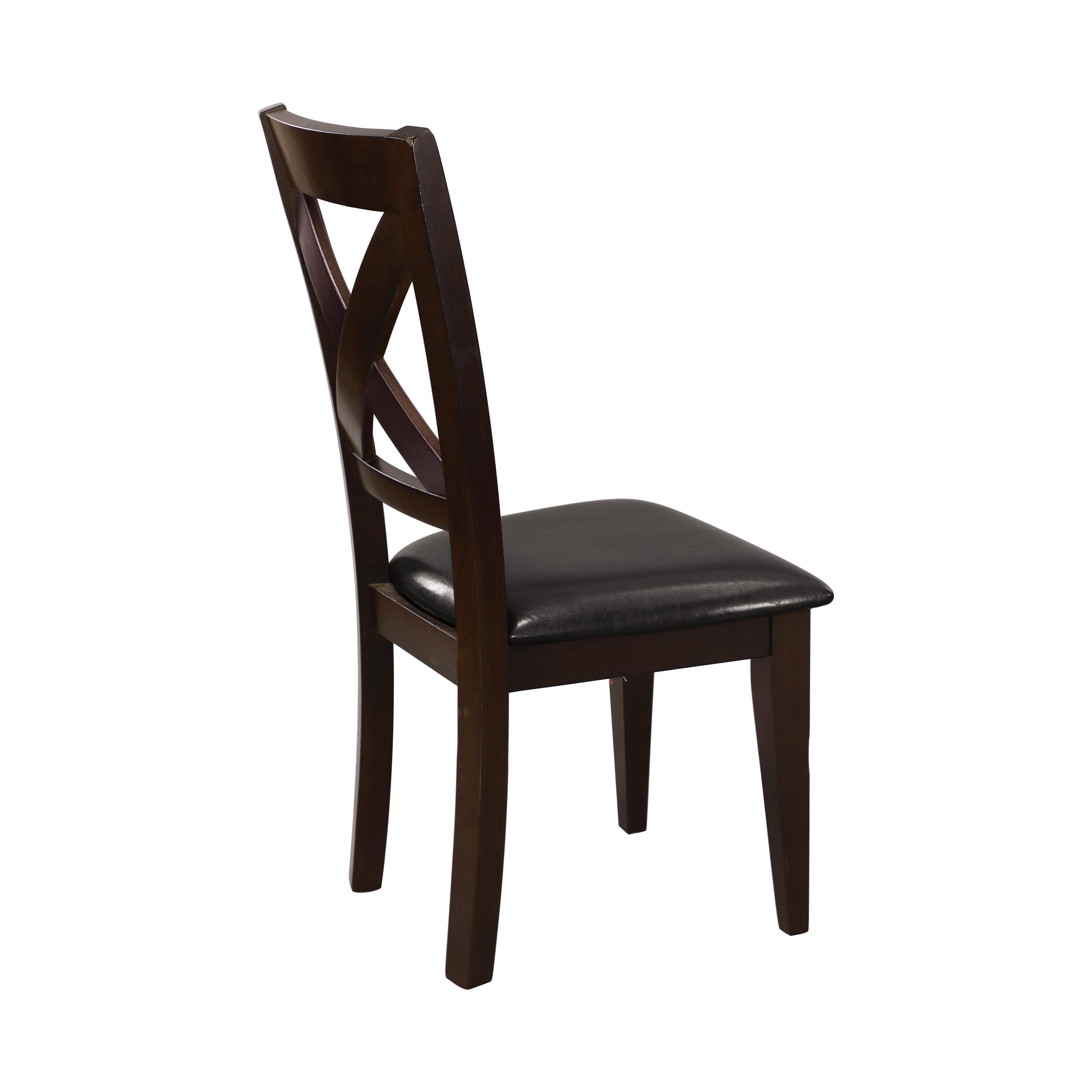 

    
Homelegance 1372S Crown Point Side Chair Set Merlot 1372S

