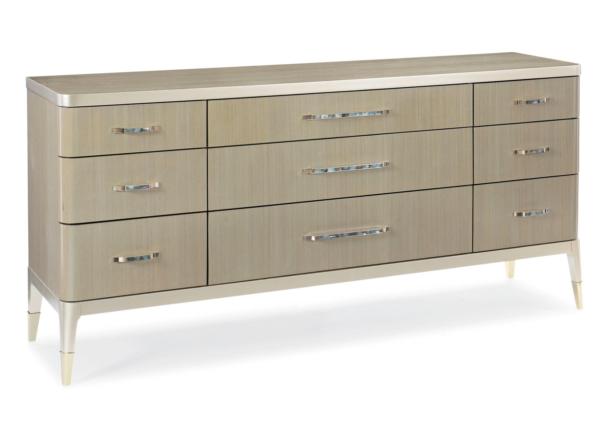 Contemporary Dresser ALL DRESSED UP CLA-417-032 in Taupe 