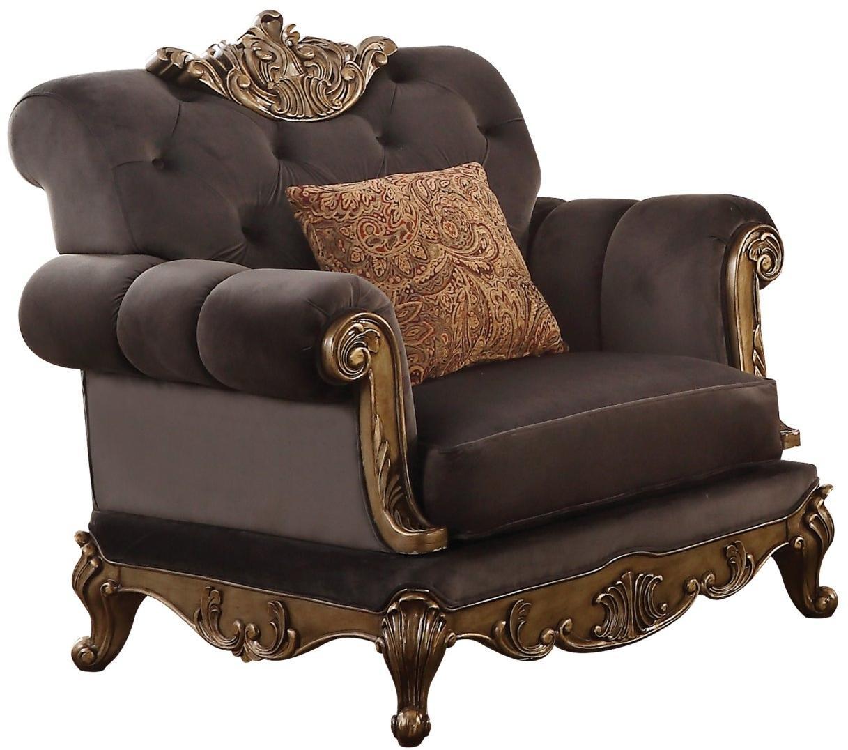 

        
Acme Furniture Orianne Sofa Set Gold/Antique/Charcoal Fabric 00840412152337
