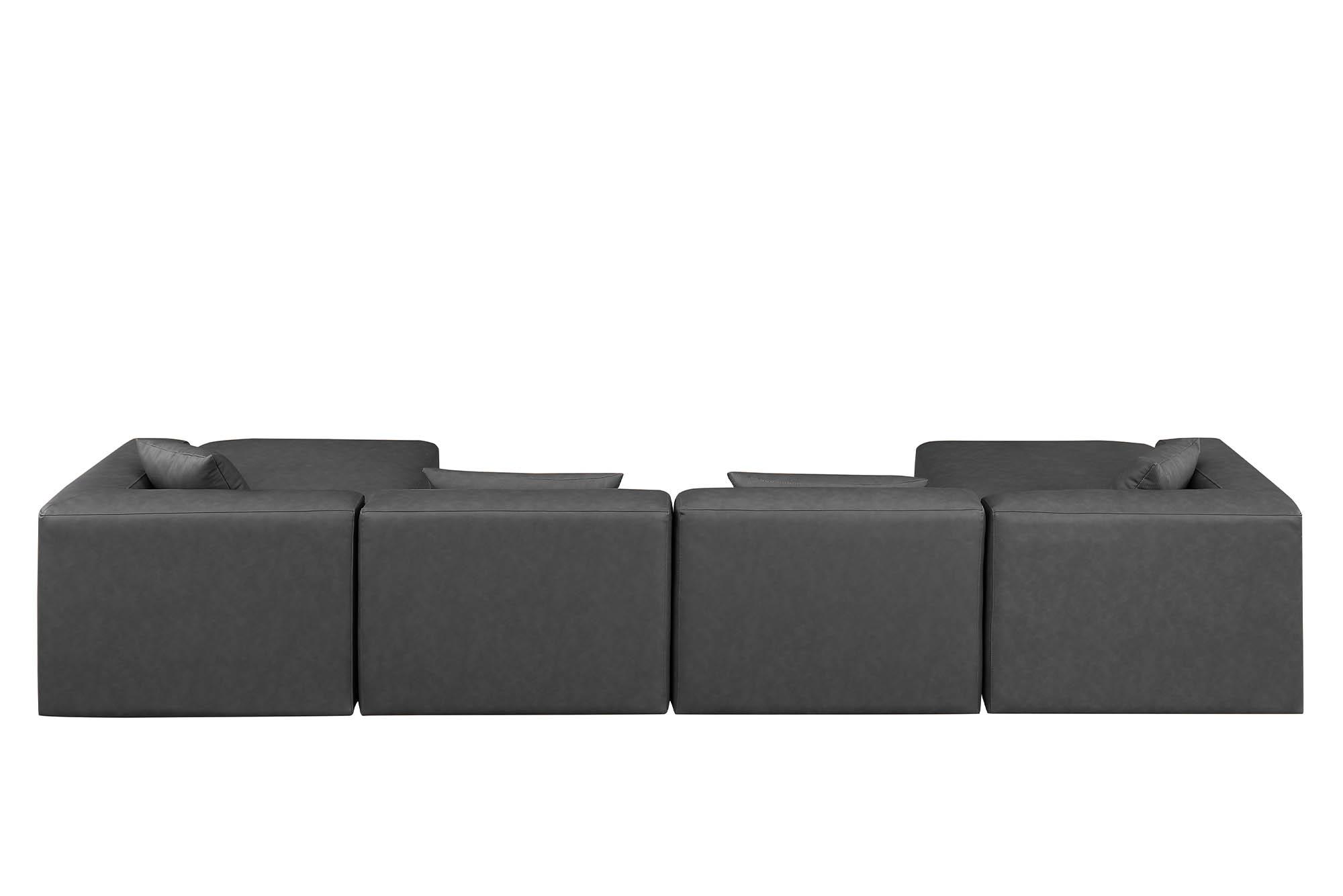 

    
668Grey-Sec6B Meridian Furniture Modular Sectional Sofa
