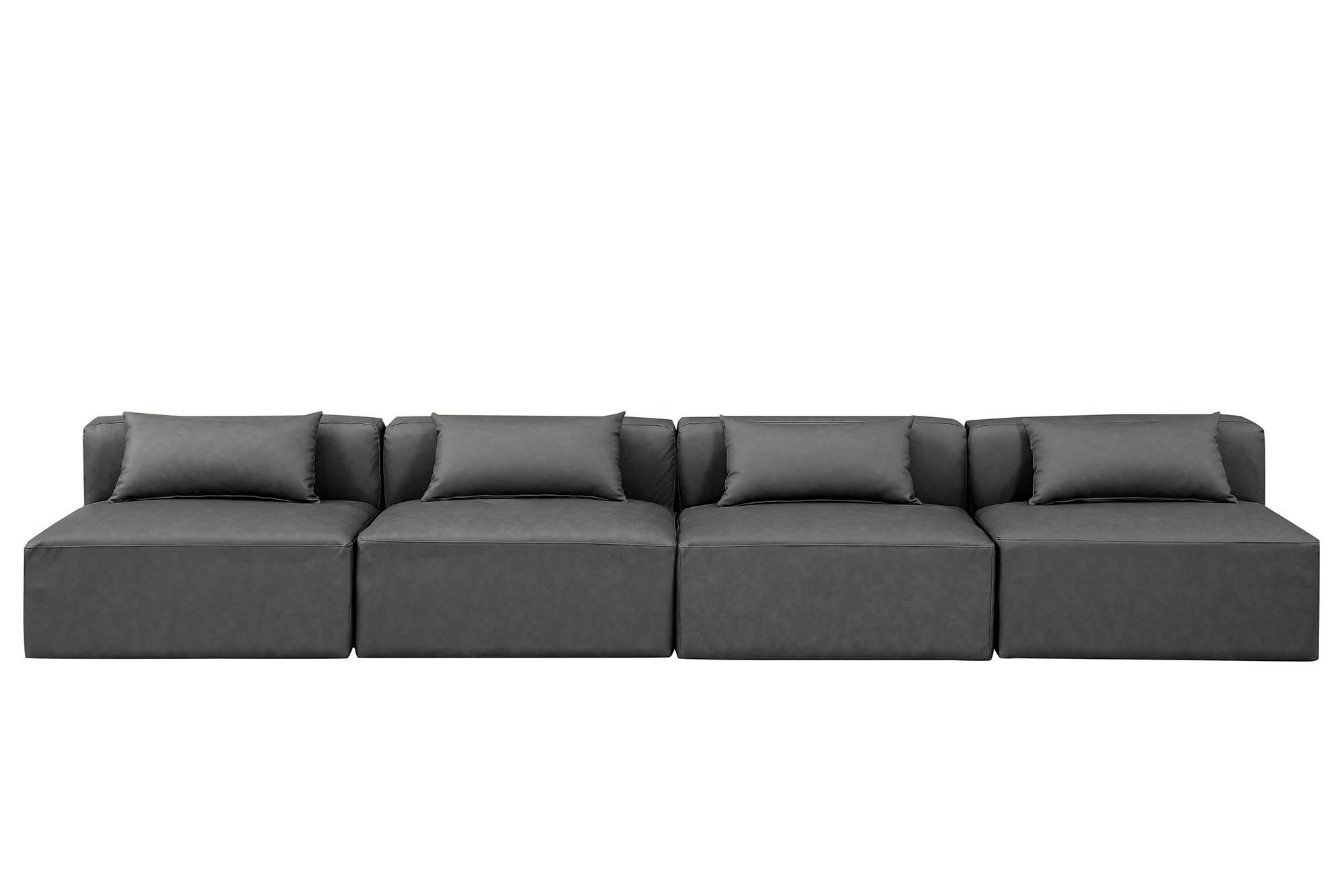 

        
Meridian Furniture CUBE 668Grey-S144A Modular Sofa Gray Faux Leather 094308318424
