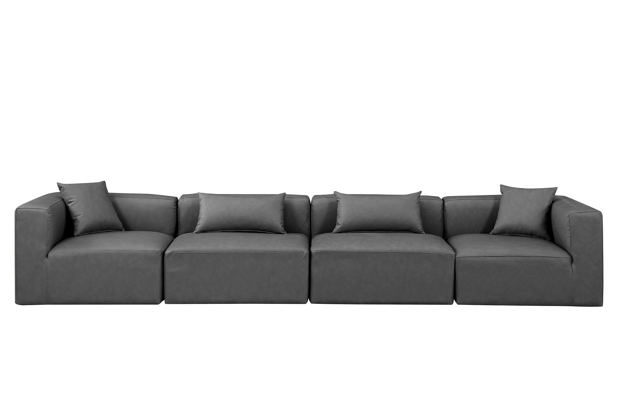 

        
Meridian Furniture CUBE 668Grey-S144B Modular Sofa Gray Faux Leather 094308318431
