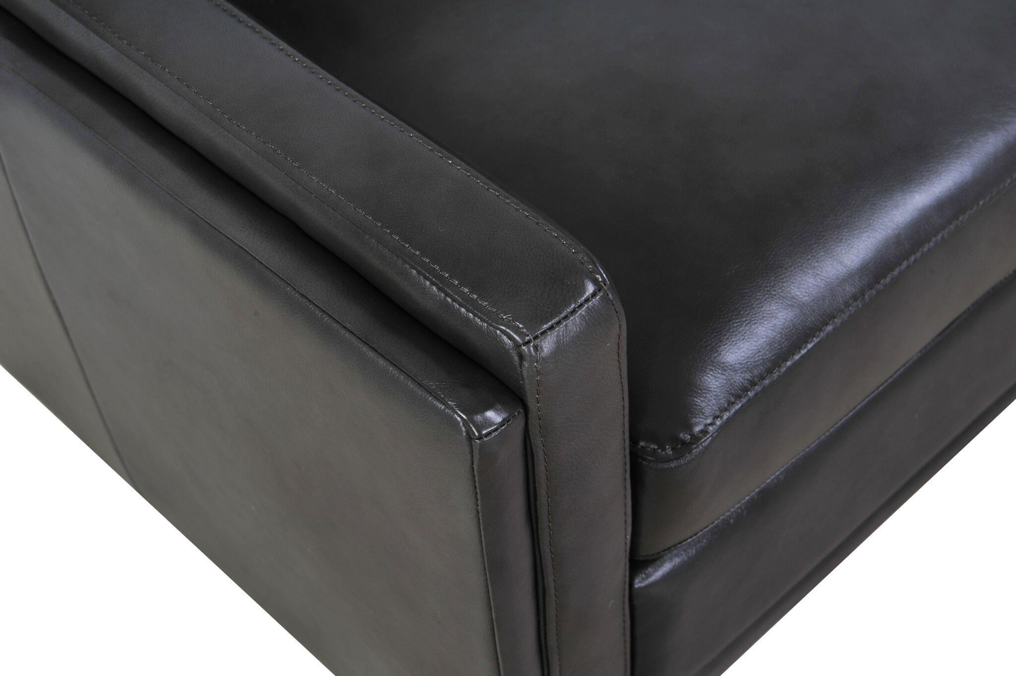 

    
36103BS1171 Charcoal Top Grain Leather Sofa & Chair Set 2Pcs Milo 361 Moroni Mid-Century
