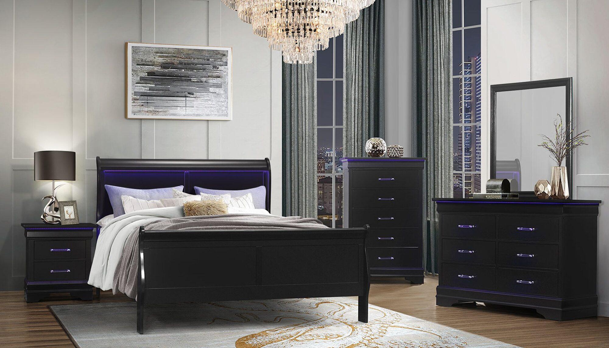 

    
CHARLIE-BLACK-FB Global Furniture USA Platform Bed
