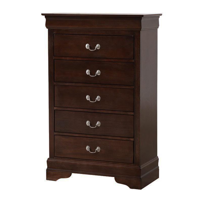 Contemporary, Modern Chest LOUIS PHILLIPE GHF-808857729255 in Cherry 