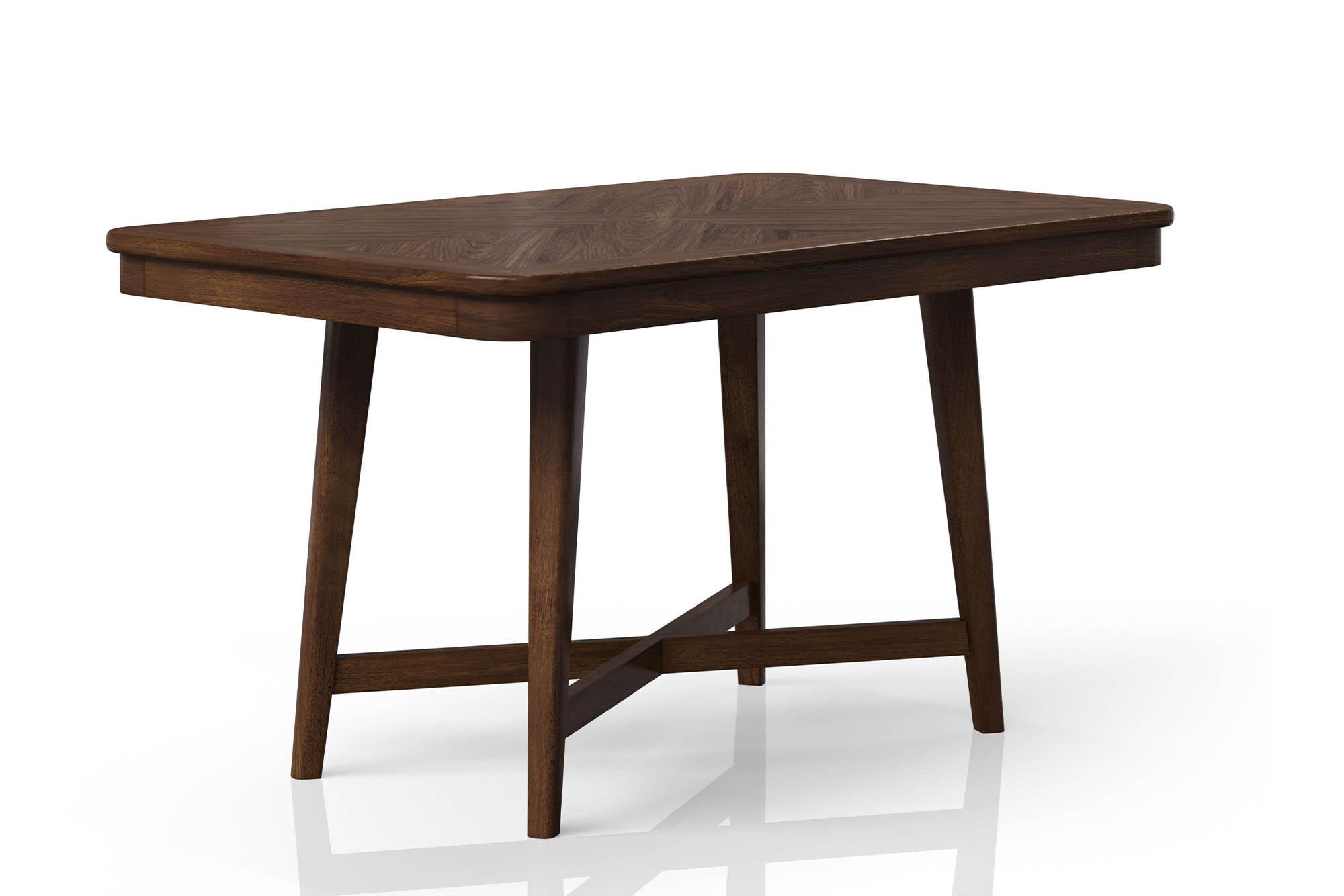 Modern Dining Table DORVAL 8540-500 8540-500 in Brown 