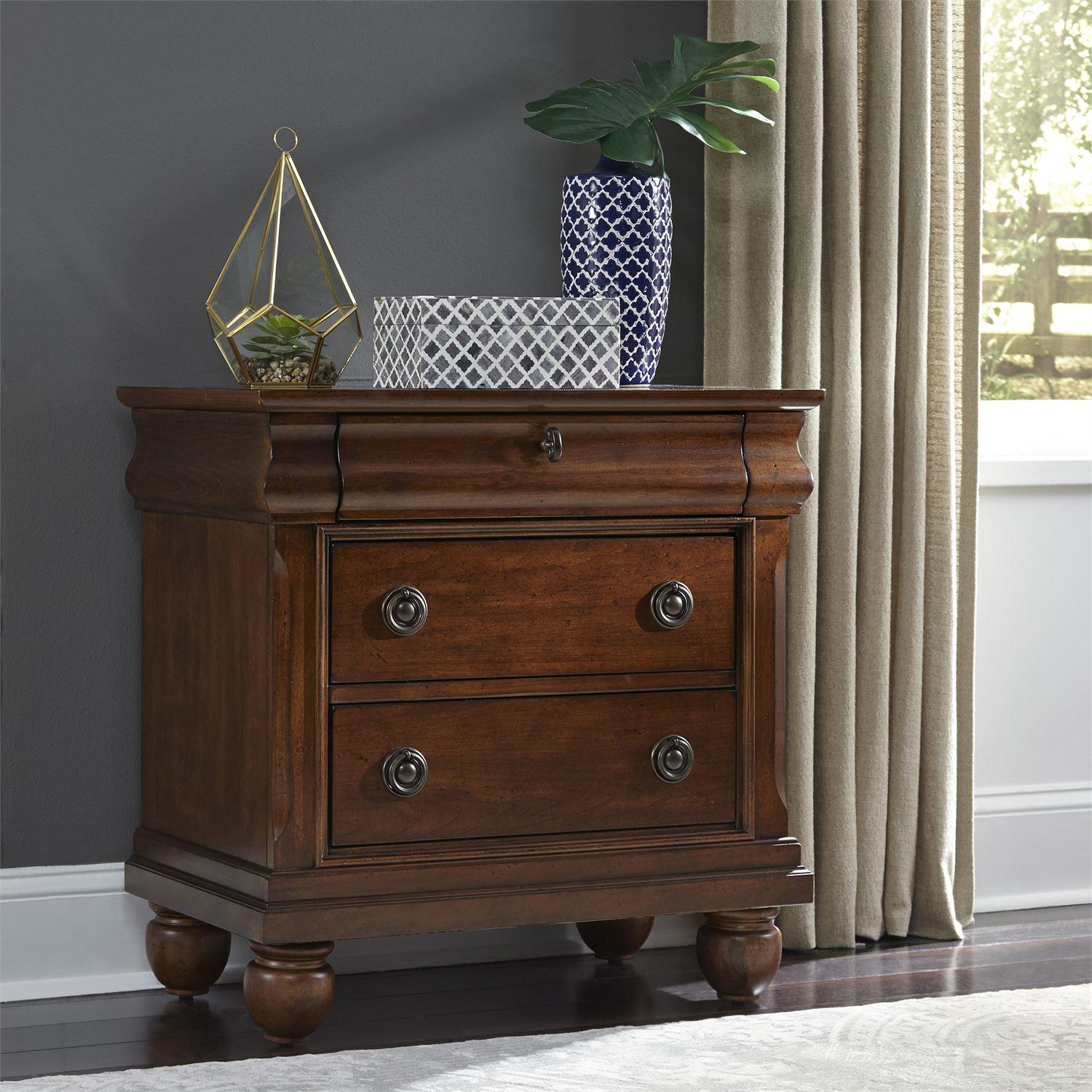 

    
Liberty Furniture Rustic Traditions  (589-BR) Nightstand Nightstand Set Brown 589-BR61-Set-2
