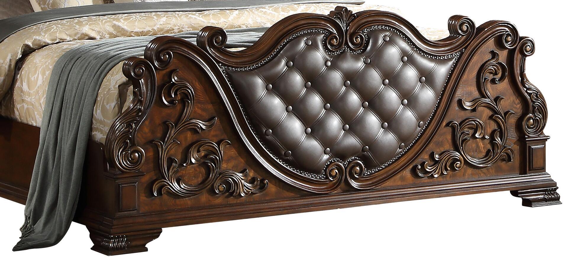 

        
Cosmos Furniture Santa Monica Panel Bed Cherry Faux Leather 810053740491
