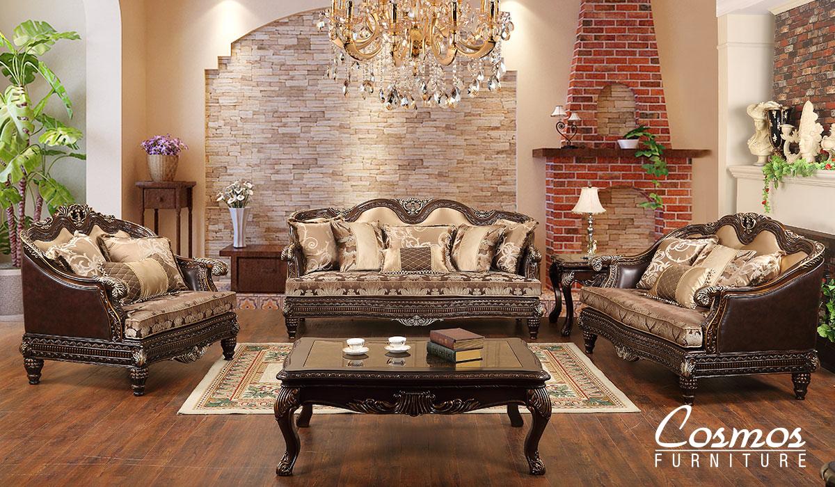 

        
810053740859Cherry Finish Wood Sofa & Loveseat Set 2Pcs Traditional Cosmos Furniture Alexa
