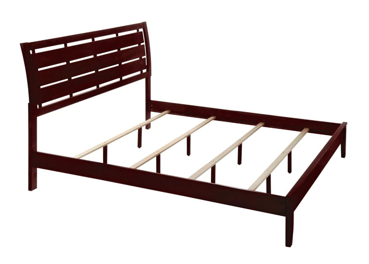 

    
Cherry King Size Panel Bed by Crown Mark Evan B4700-K-Bed
