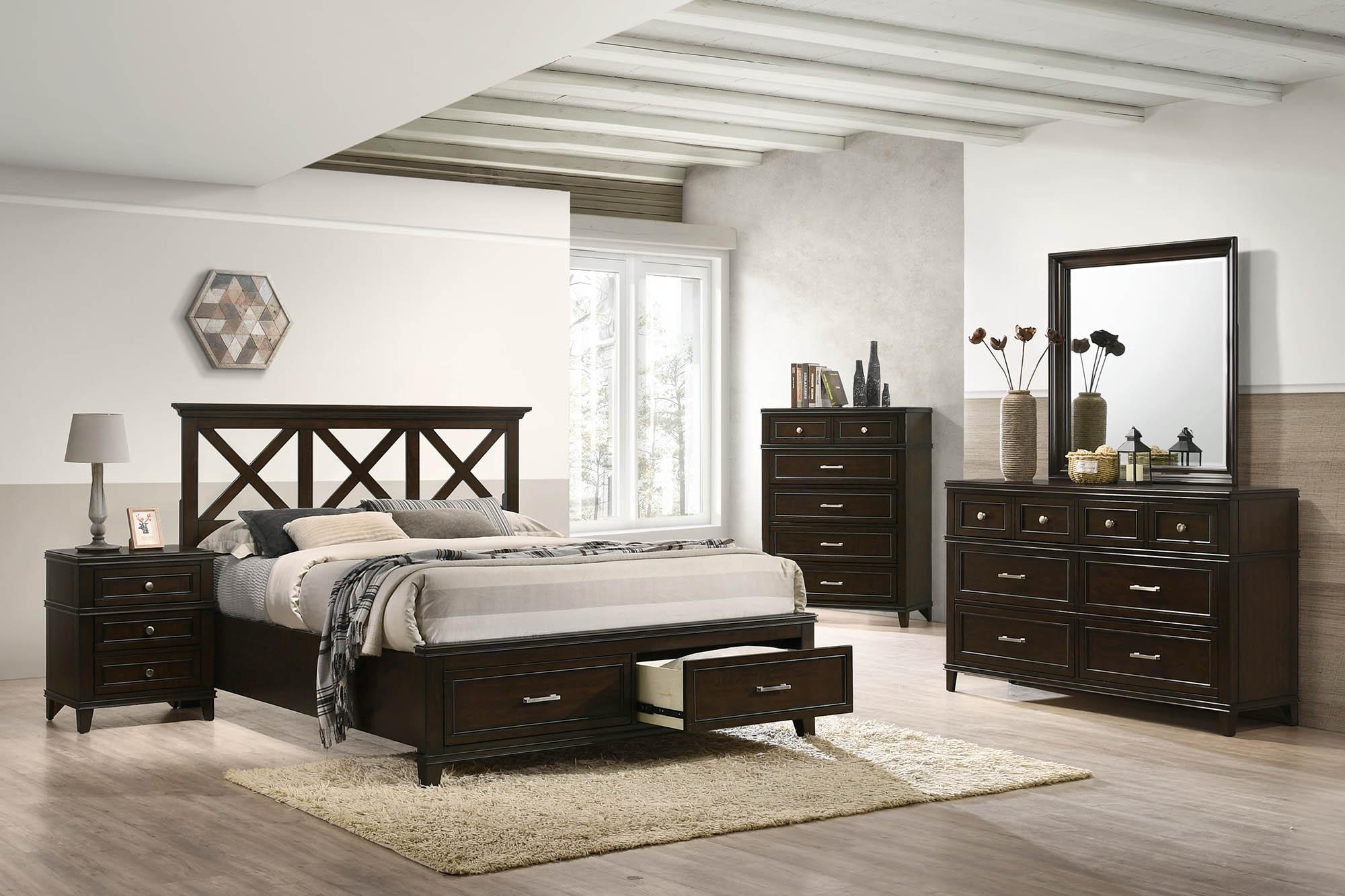 

    
Bernards Furniture NOVA II 1282-110 Storage Bed Cherry 1282-110
