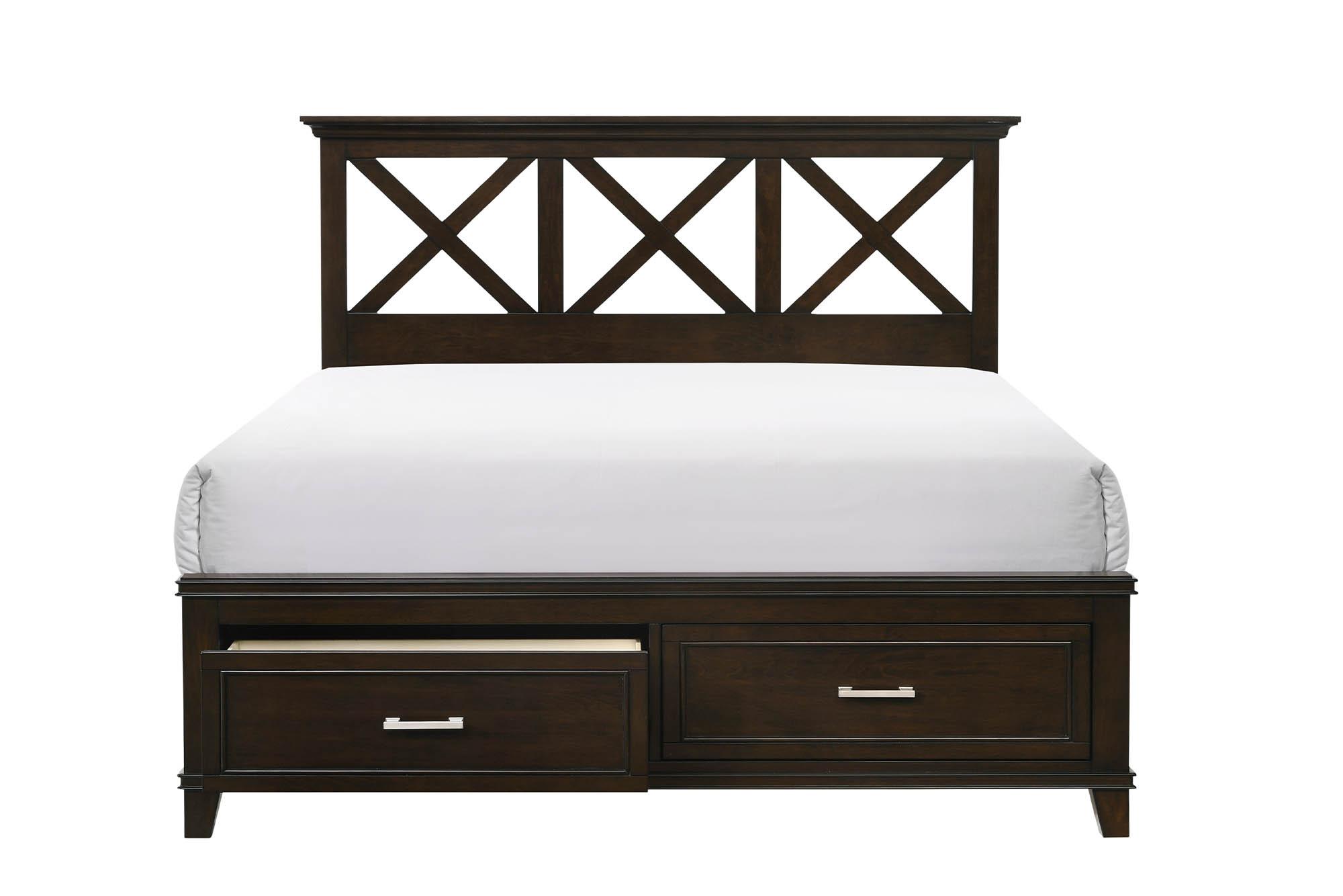 

    
Bernards Furniture NOVA II 1282-110-Set Storage Bedroom Set Cherry 1282-110-NDMC-5PC
