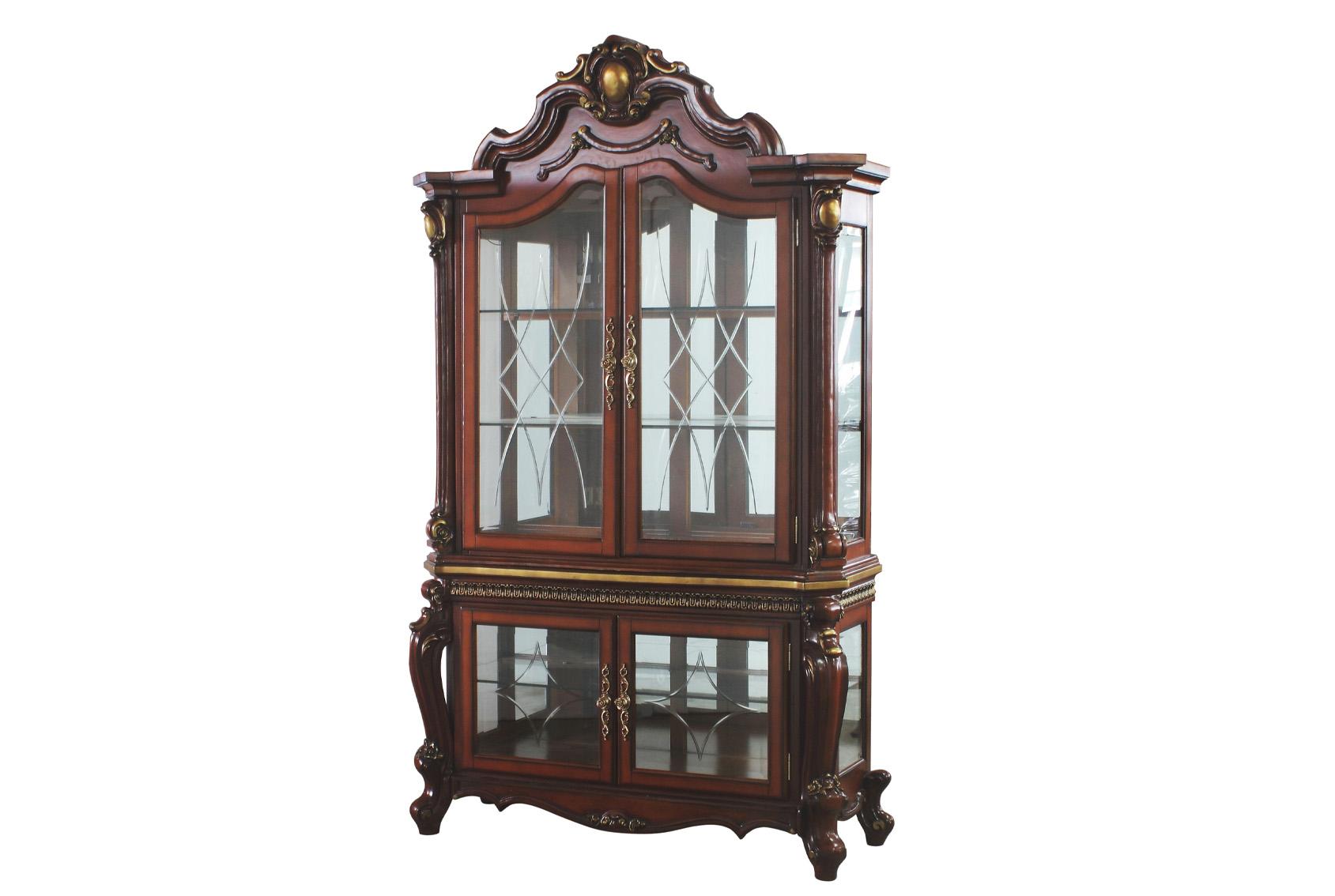 Classic, Traditional,  Vintage Curio 68229 Picardy 68229 in Oak, Cherry 
