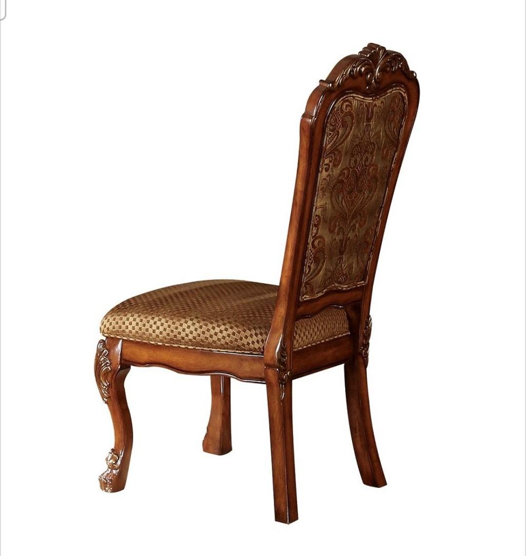 

    
Cherry Oak Dining Side Chairs Acme Furniture 12153 Dresden
