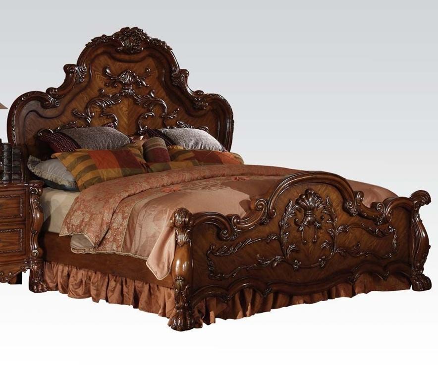 

        
0840412971884Cherry Oak King Bedroom Set 5Pcs Carved Wood 12137EK Dresden Acme Classic
