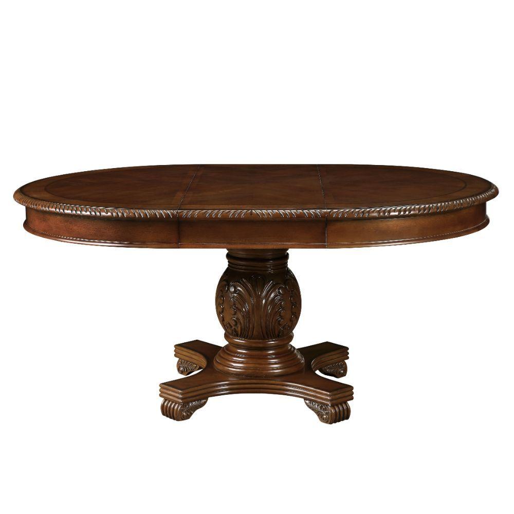 

    
Cherry Round Dining Table Chateau De Ville 64170 Acme Traditional Classic
