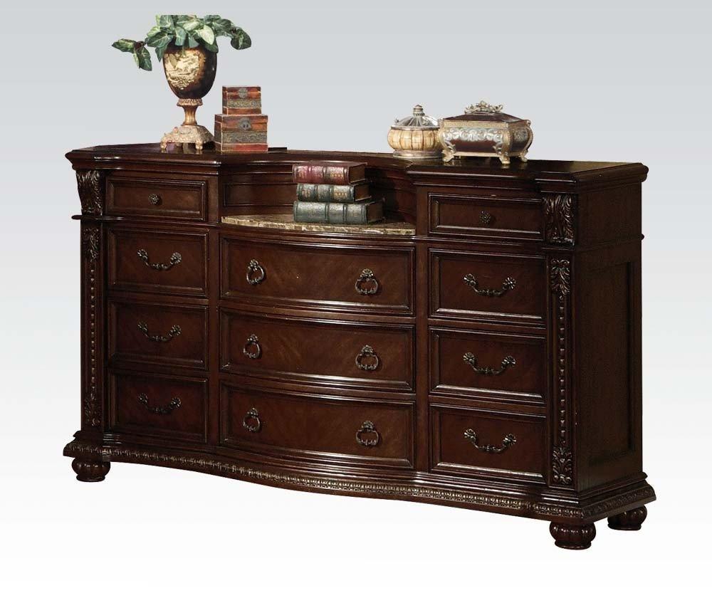 

    
Cherry Wood 9 Drawer Dresser Anondale 10315 Acme Traditional Classic
