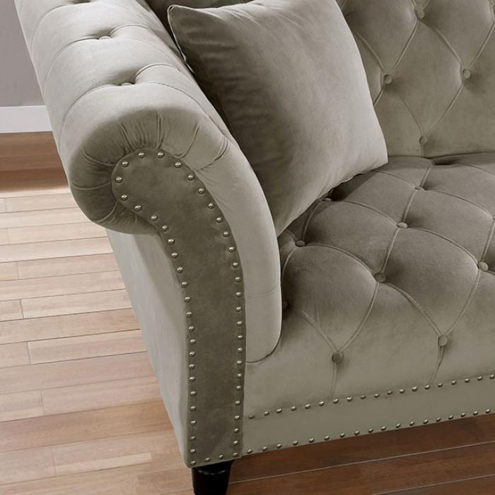 

    
Furniture of America CM6210GY-SF Louella Sofa Gray CM6210GY-SF
