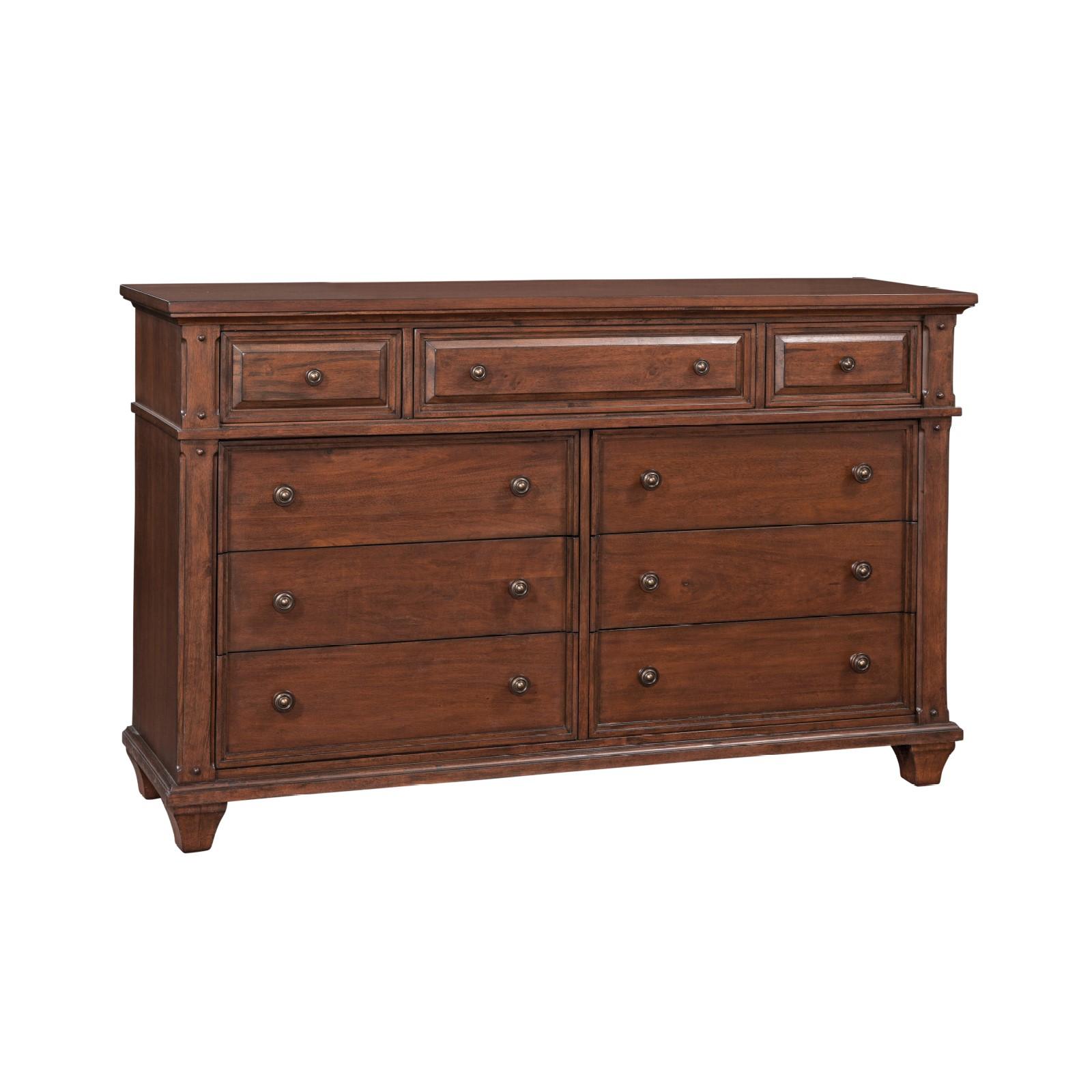 

        
American Woodcrafters SEDONA 2400-DLM Dresser With Mirror Cherry  810040454264
