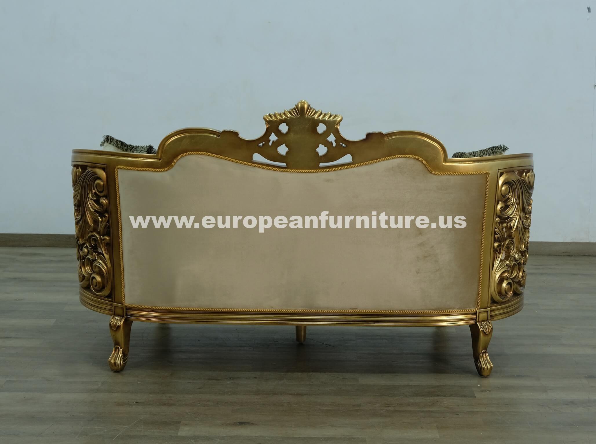 

    
 Photo  Classic Antique Bronze Black-Gold Fabric 30018 BELLAGIO Sofa Set 4 Pcs EUROPEAN FURNITURE
