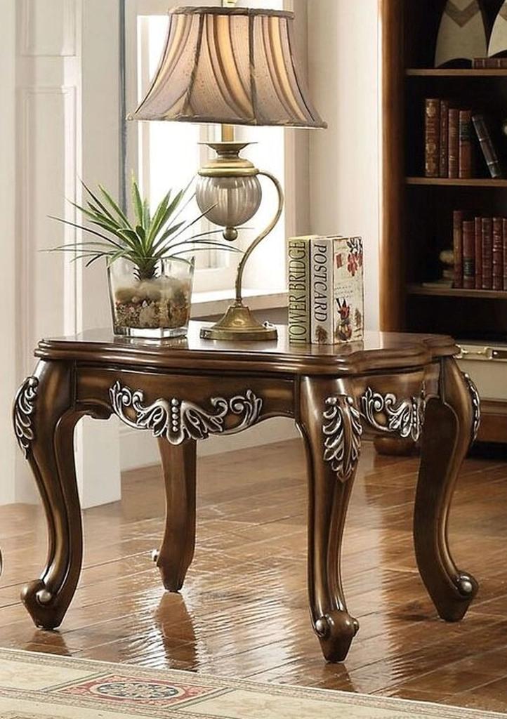 

    
Classic Antique Oak End Table by Acme Latisha 82117
