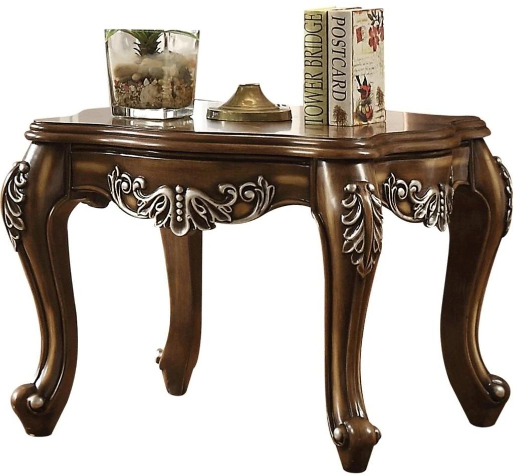 

    
Classic Antique Oak End Table by Acme Latisha 82117
