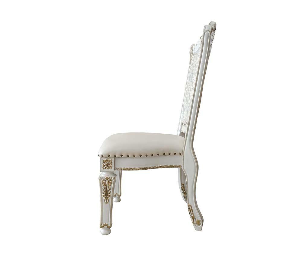 

    
Classic Antique Pearl Wood Side Chair Set 2PCS Acme Vendome DN01348-SC-2PCS
