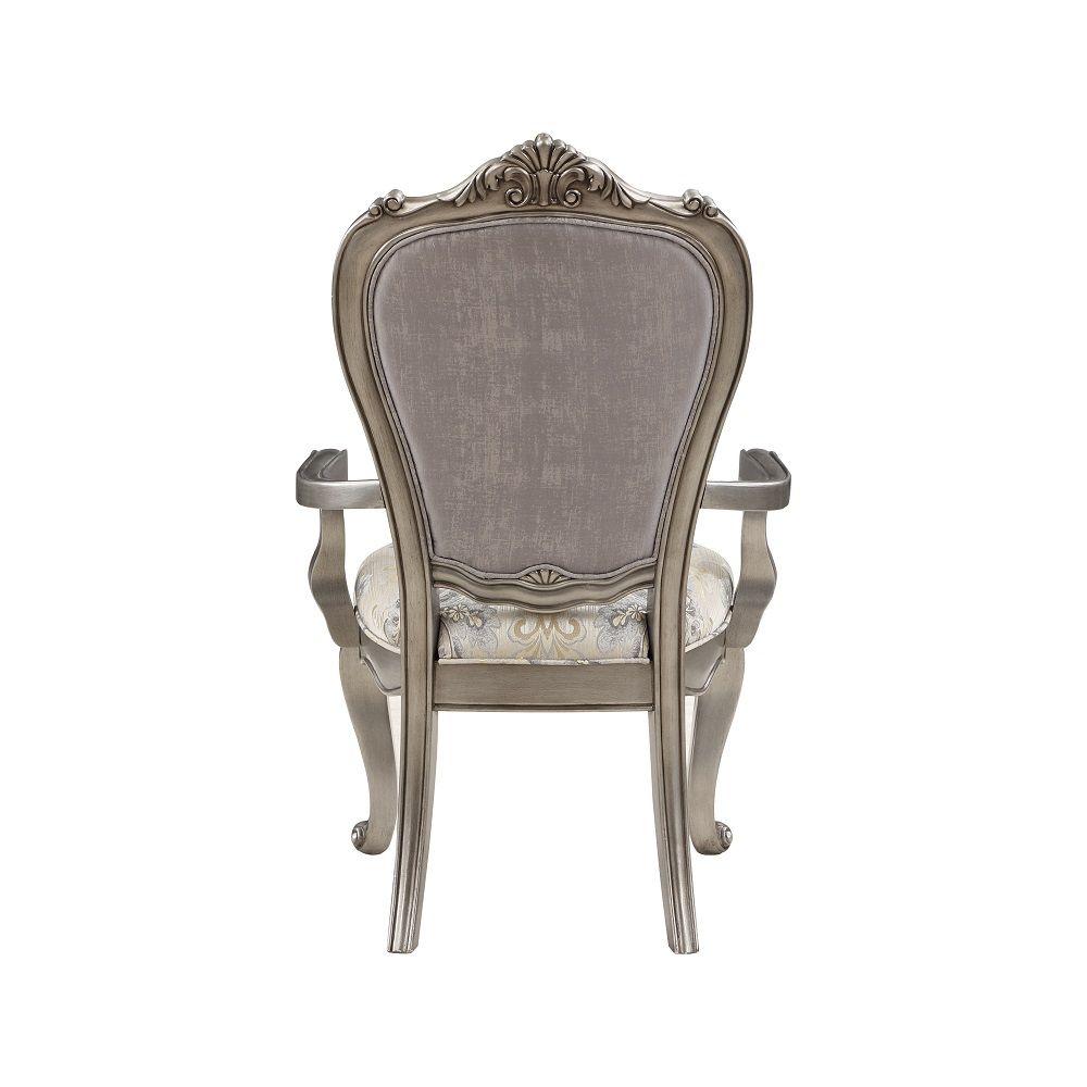

    
Acme Furniture Ariadne Arm Chair Set 2PCS DN02283-AC-2PCS Dining Room Set Platinum DN02283-AC-2PCS
