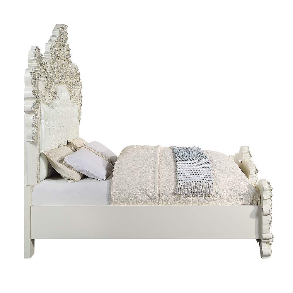 

    
Acme Furniture Adara King Bed BD01248EK-EK Panel Bed Antique White BD01248EK-EK
