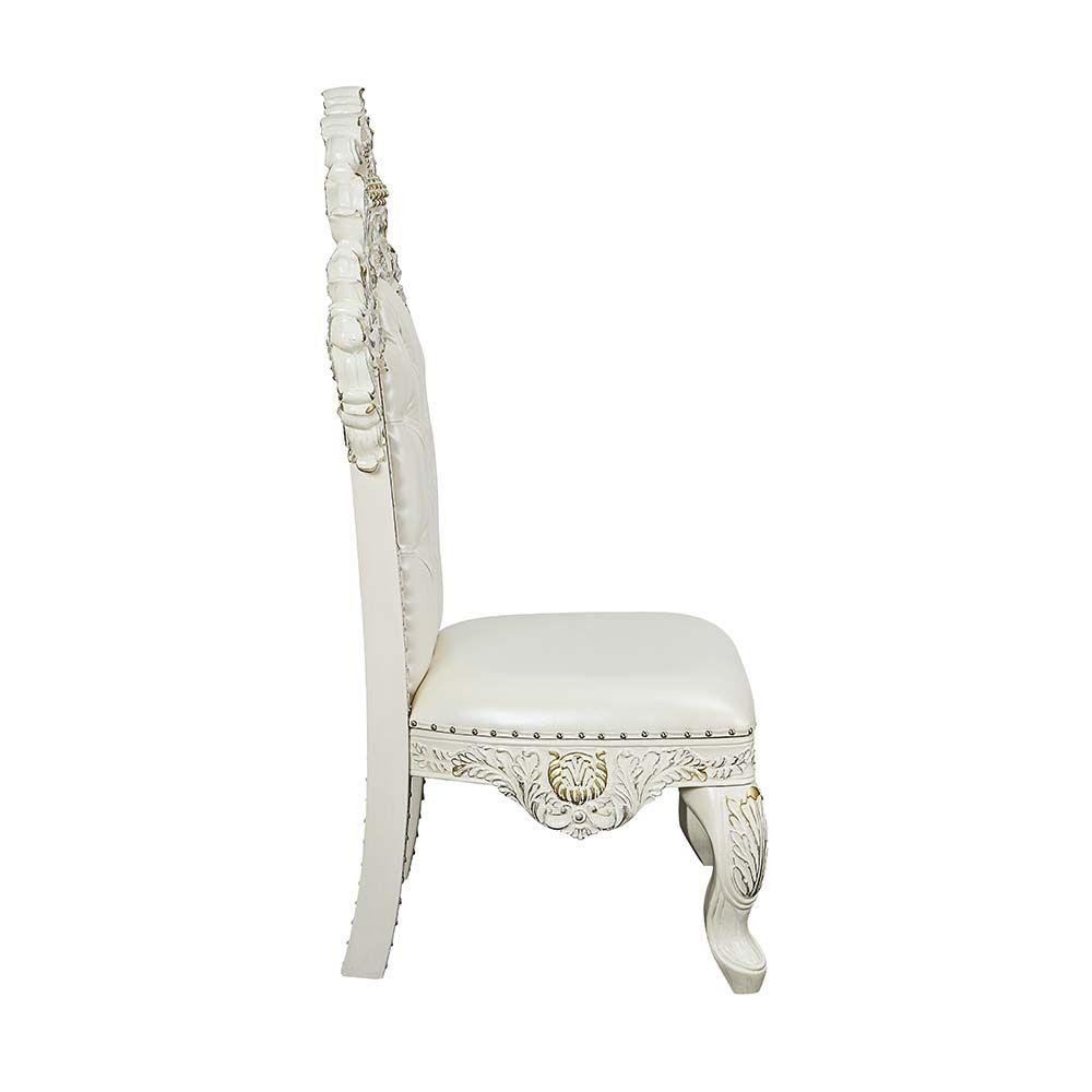 

    
Classic Antique White Composite Wood Side Chairs Set 2PCS Acme Adara DN01231-SC-2PCS
