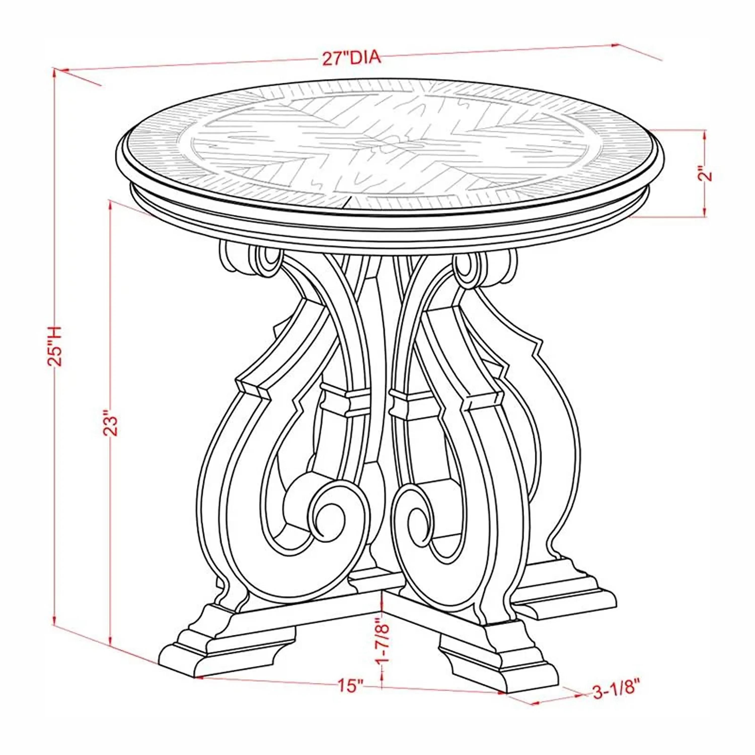 

    
4148-02 Crown Mark End Table
