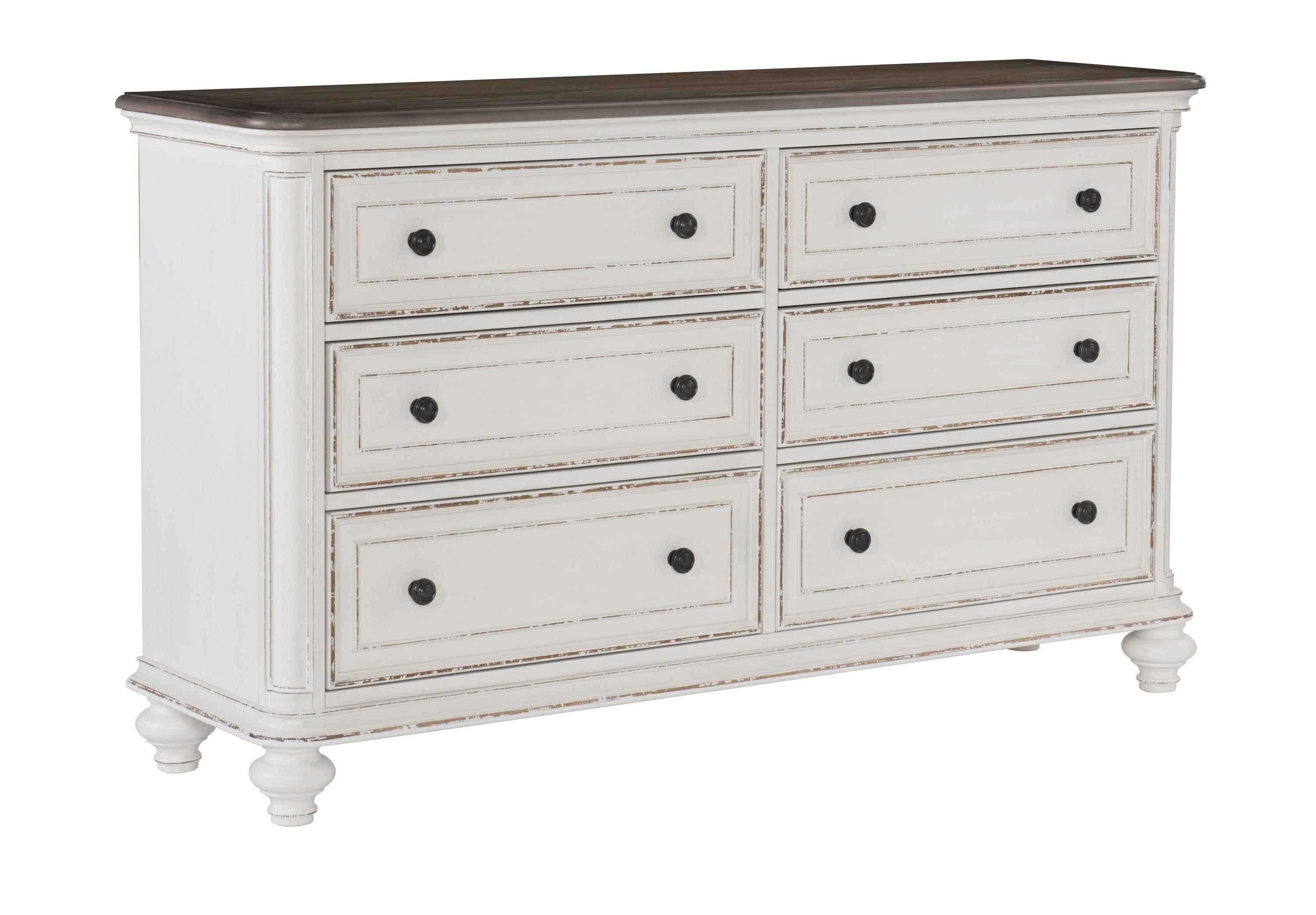 Classic Dresser 1624W-5 Baylesford 1624W-5 in Antique White 