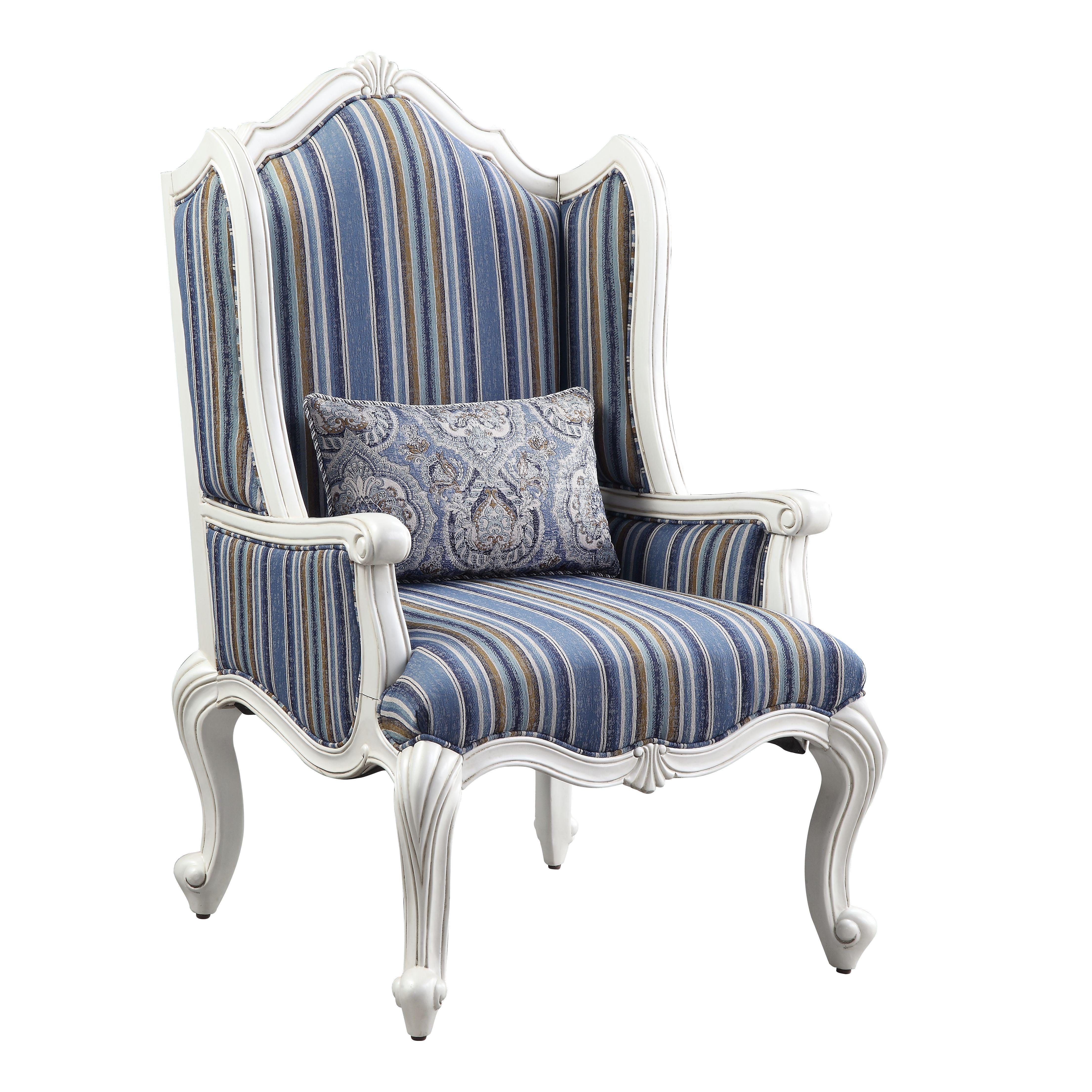 

    
Classic Beige Fabric Chair by Acme Ciddrenar 54312
