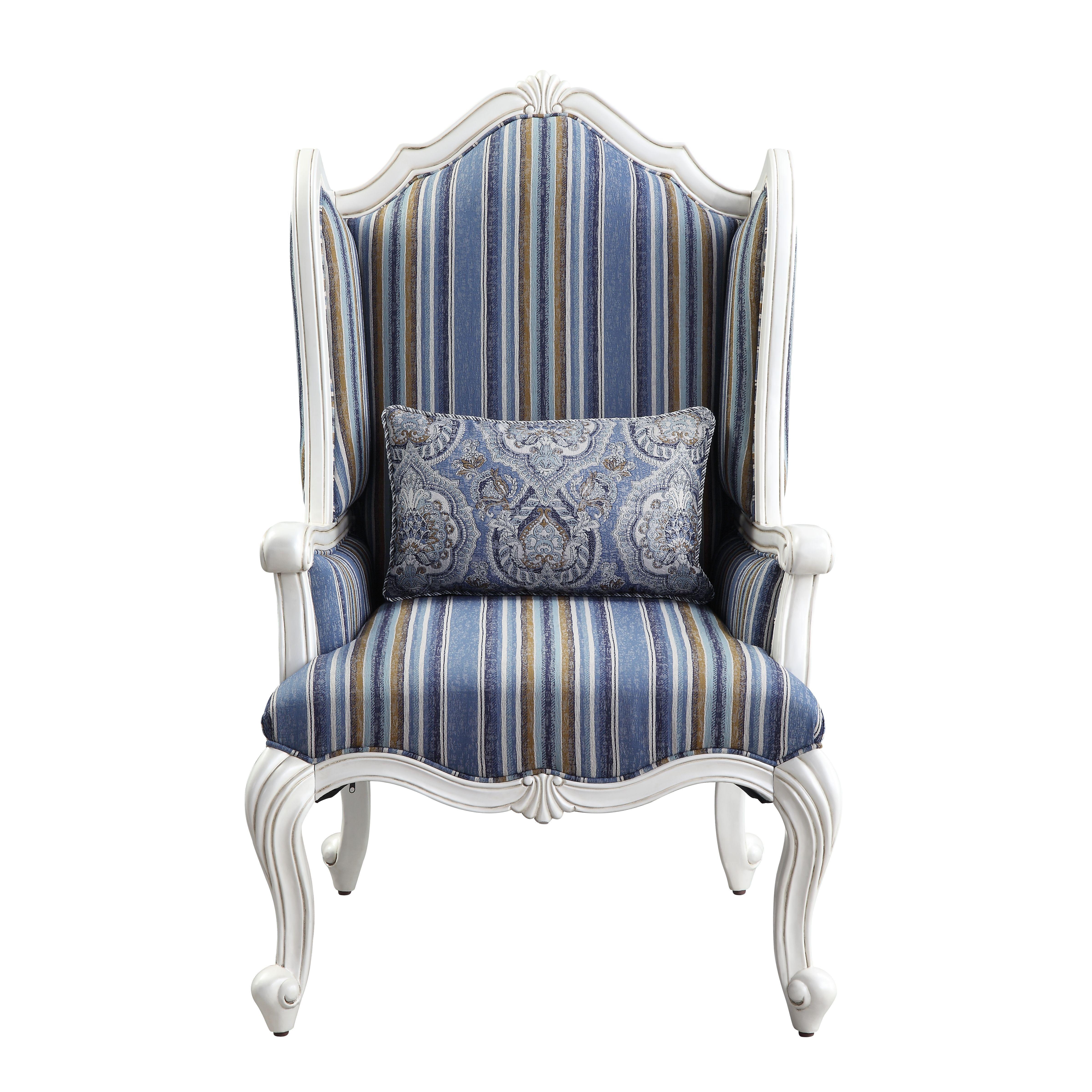 

    
Classic Beige Fabric Chair by Acme Ciddrenar 54312
