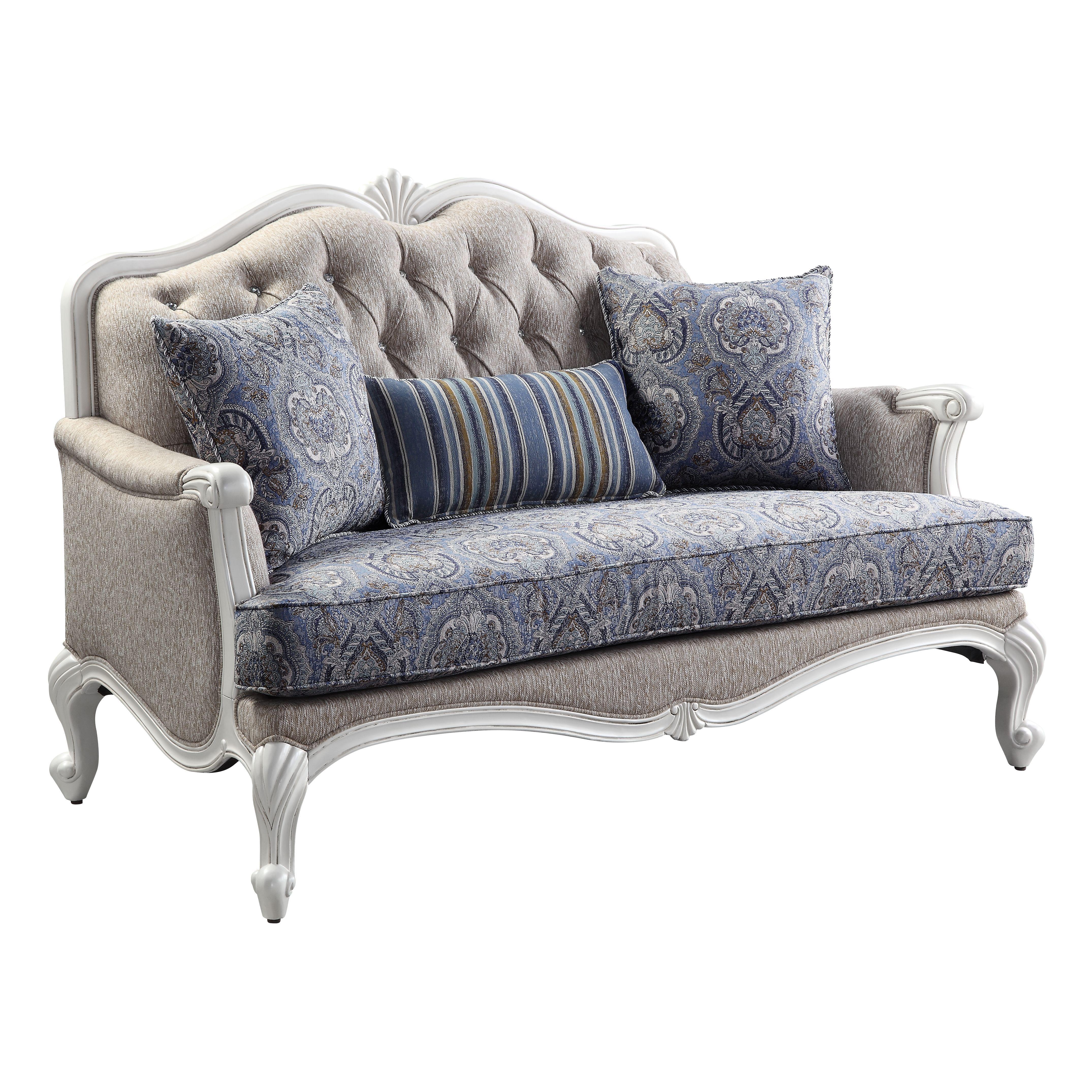 

    
54310-3pcs Acme Furniture Sofa Loveseat and Chair Set
