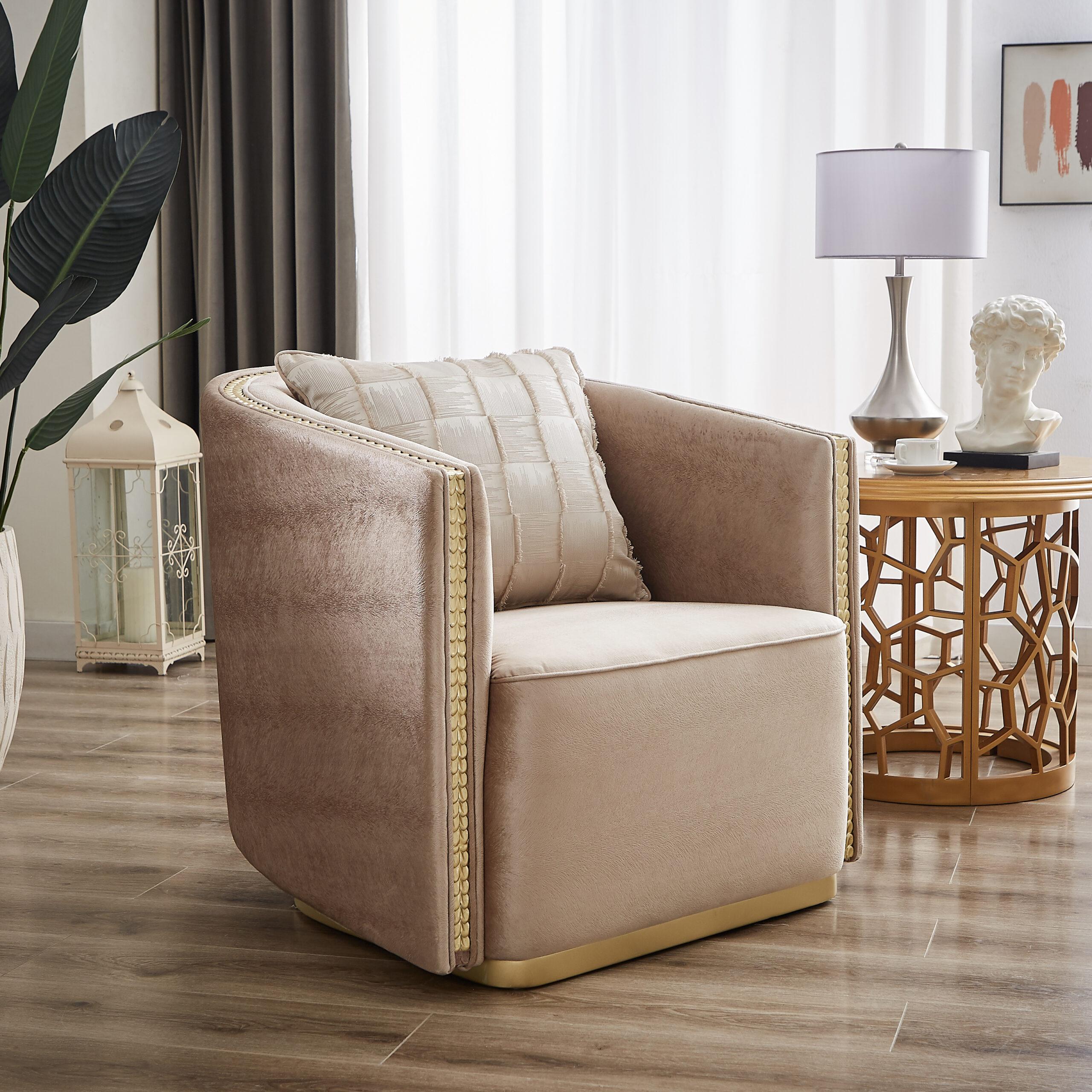 

    
Homey Design Furniture HD-9040 Living Room Set 3PCS HD-3PC9040 Living Room Set Gold/Beige HD-3PC9040
