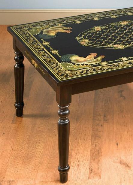 

    
Classic Black Hand Painted Design Dining Table Set 5Pcs by AA Importing Traditional

