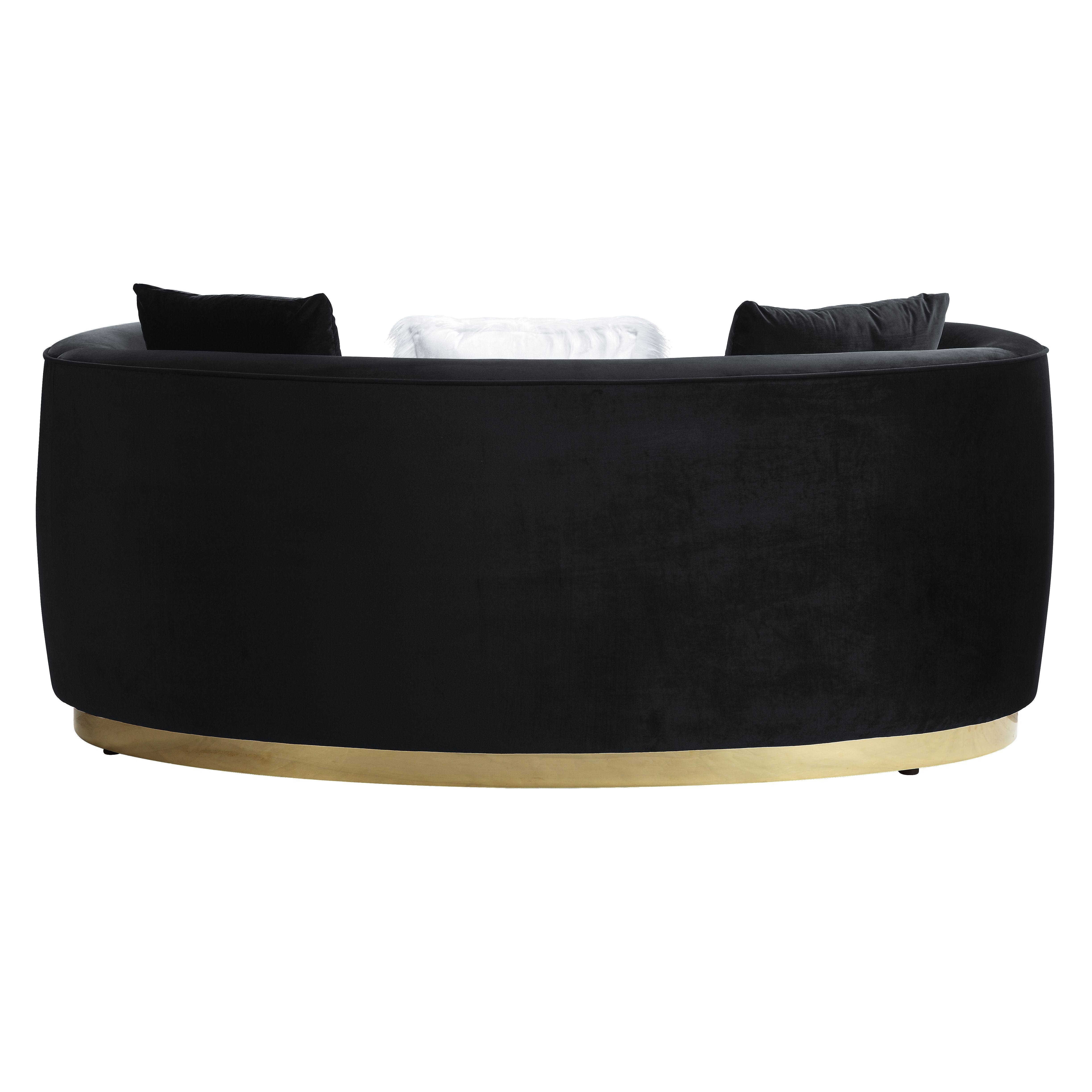 

    
 Order  Classic Black Velvet Sofa + Loveseat + Chair by Acme Achelle LV01045-3pcs
