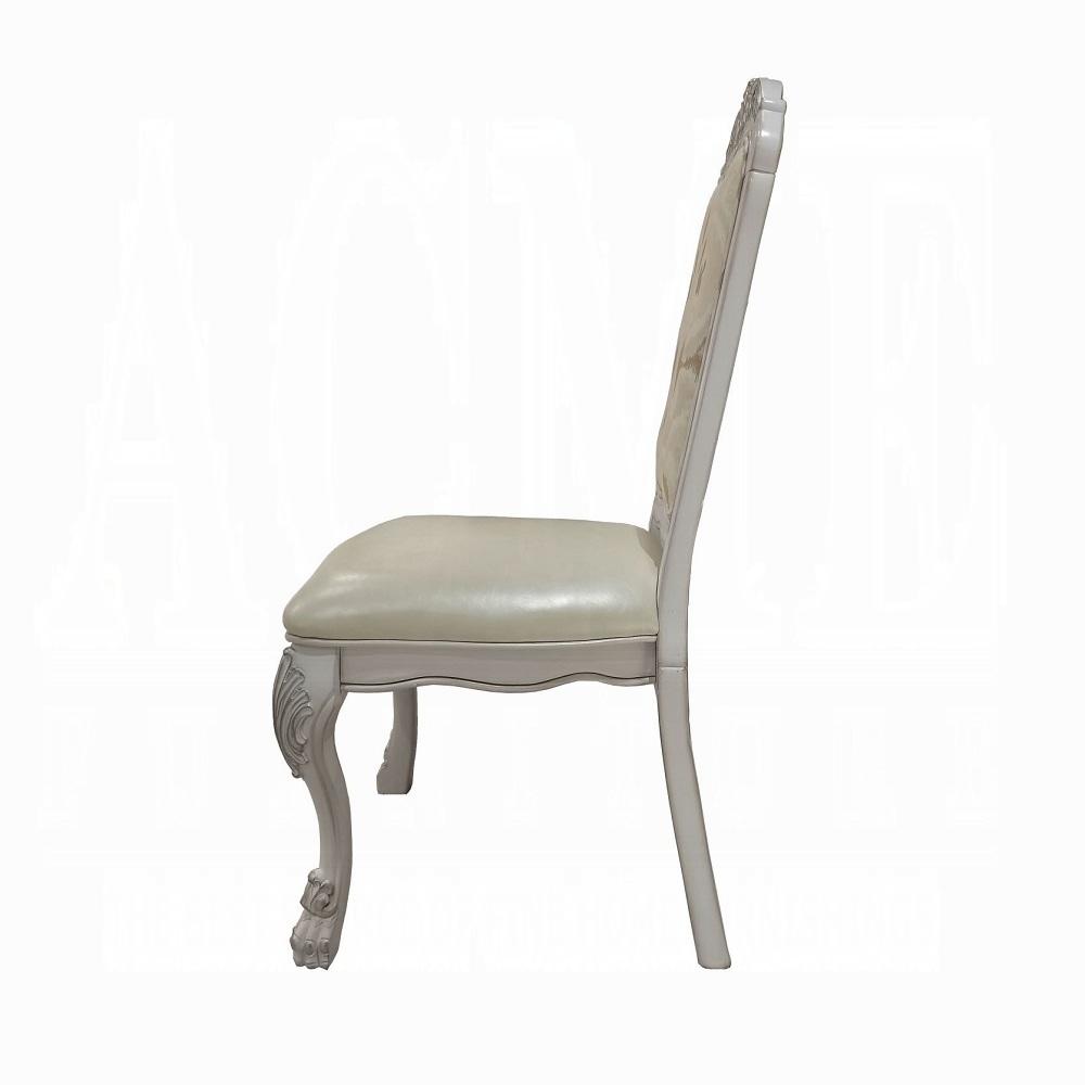 

    
Acme Furniture Dresden Dining Side Chair Set 2PCS DN01696-2PCS Side Chair Set White DN01696-2PCS
