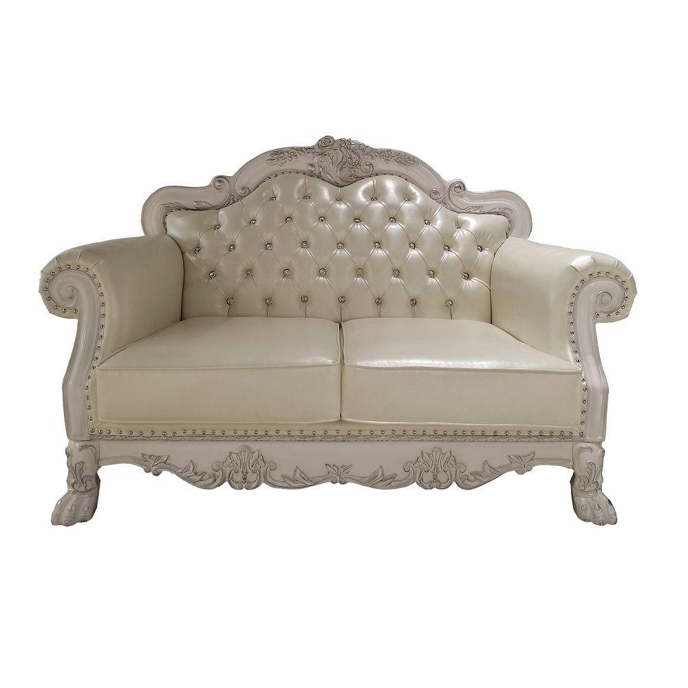 

    
Acme Furniture Dresden Loveseat LV01689-L Loveseat Bone/White LV01689-L
