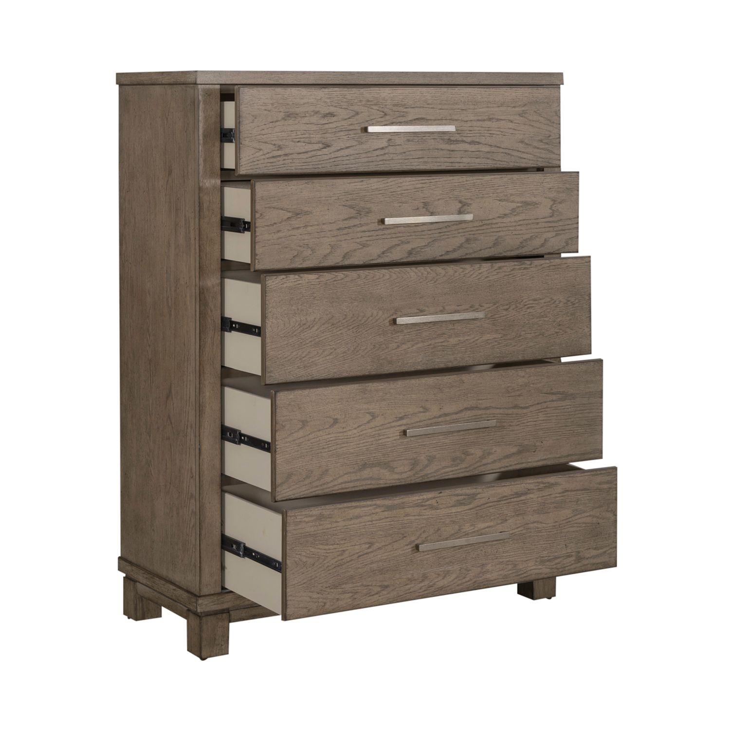

    
Classic Brown 5 Drawer Chest Canyon Road (876-BR) Liberty Furniture
