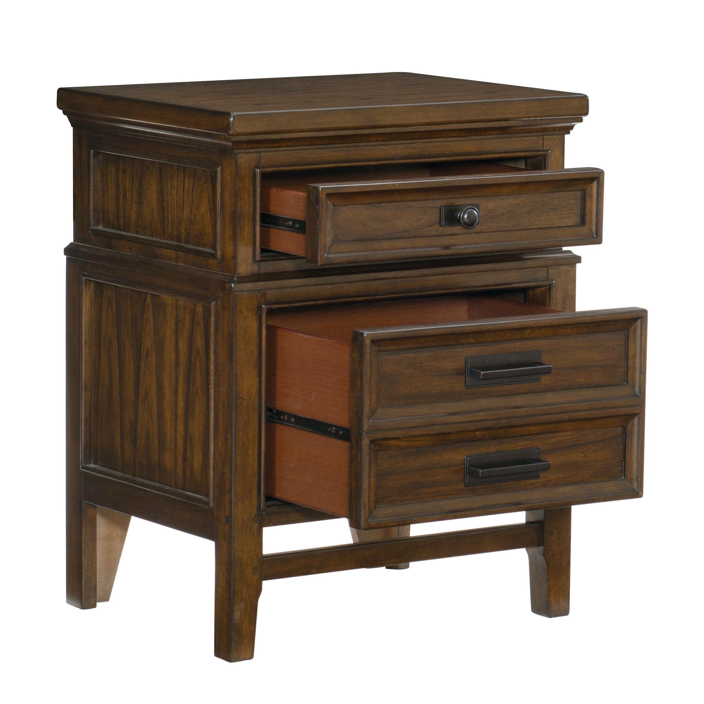 

    
Classic Brown Cherry Wood Nightstand Homelegance 1649-4 Frazier Park
