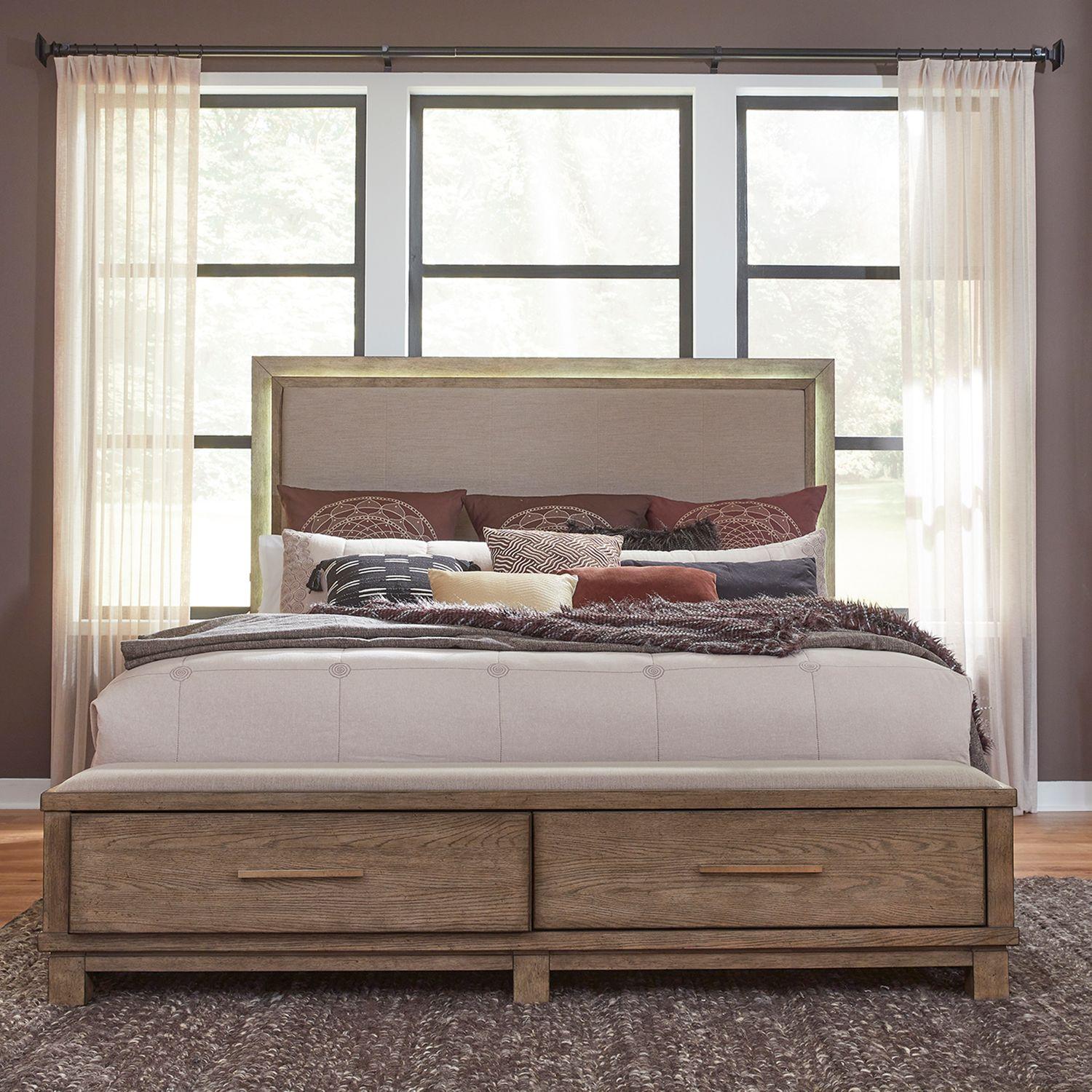 

    
Classic Brown King Storage Bed Set 4 w/Chest Canyon Road by Liberty Furniture
