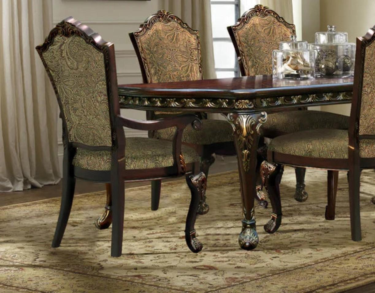 

    
McFerran Furniture D185 Rectangle dining table Dark Cherry D185-T
