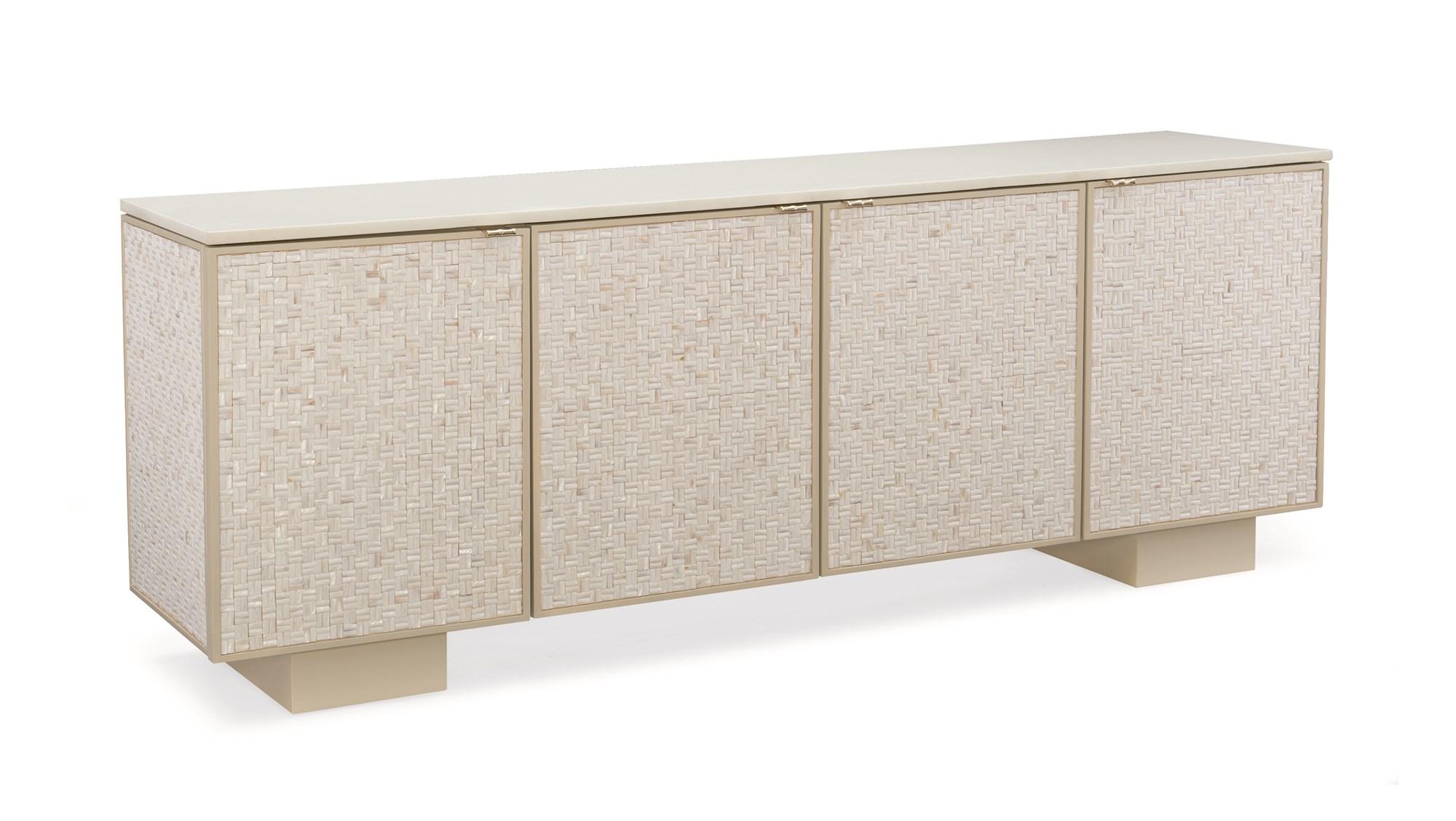 Contemporary Buffet BOMB-SHELL CLA-416-441 in Taupe, Beige 