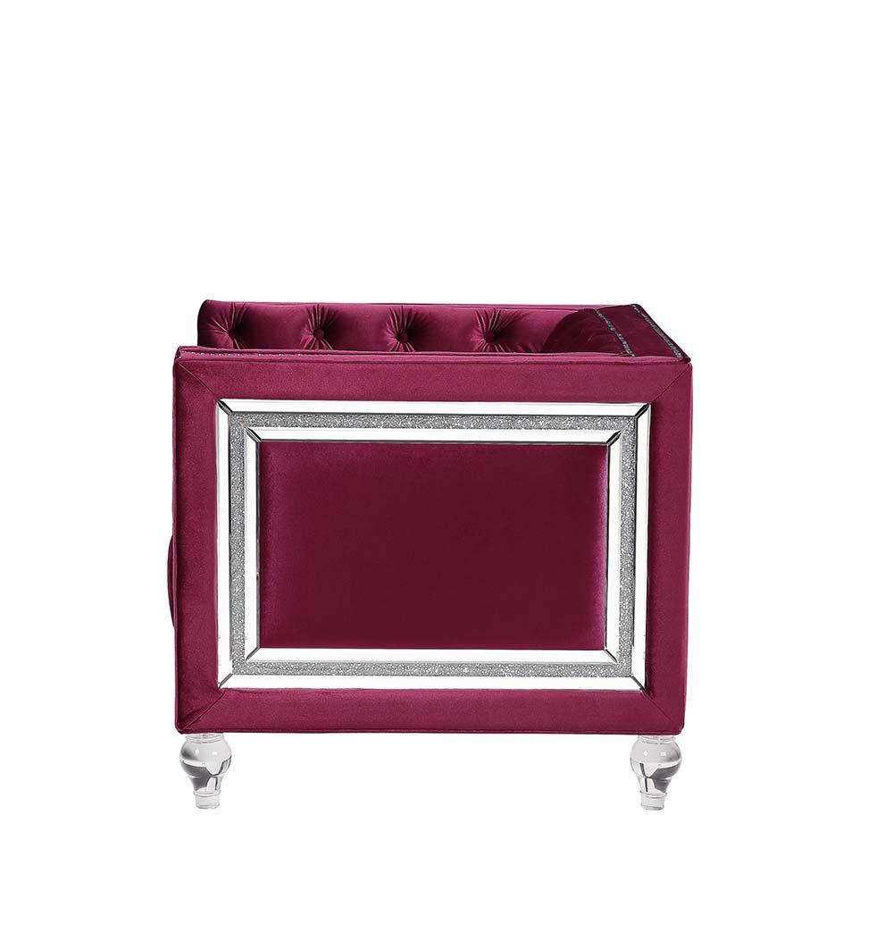 

    
Acme Furniture Heibero Sofa Burgundy LV01400

