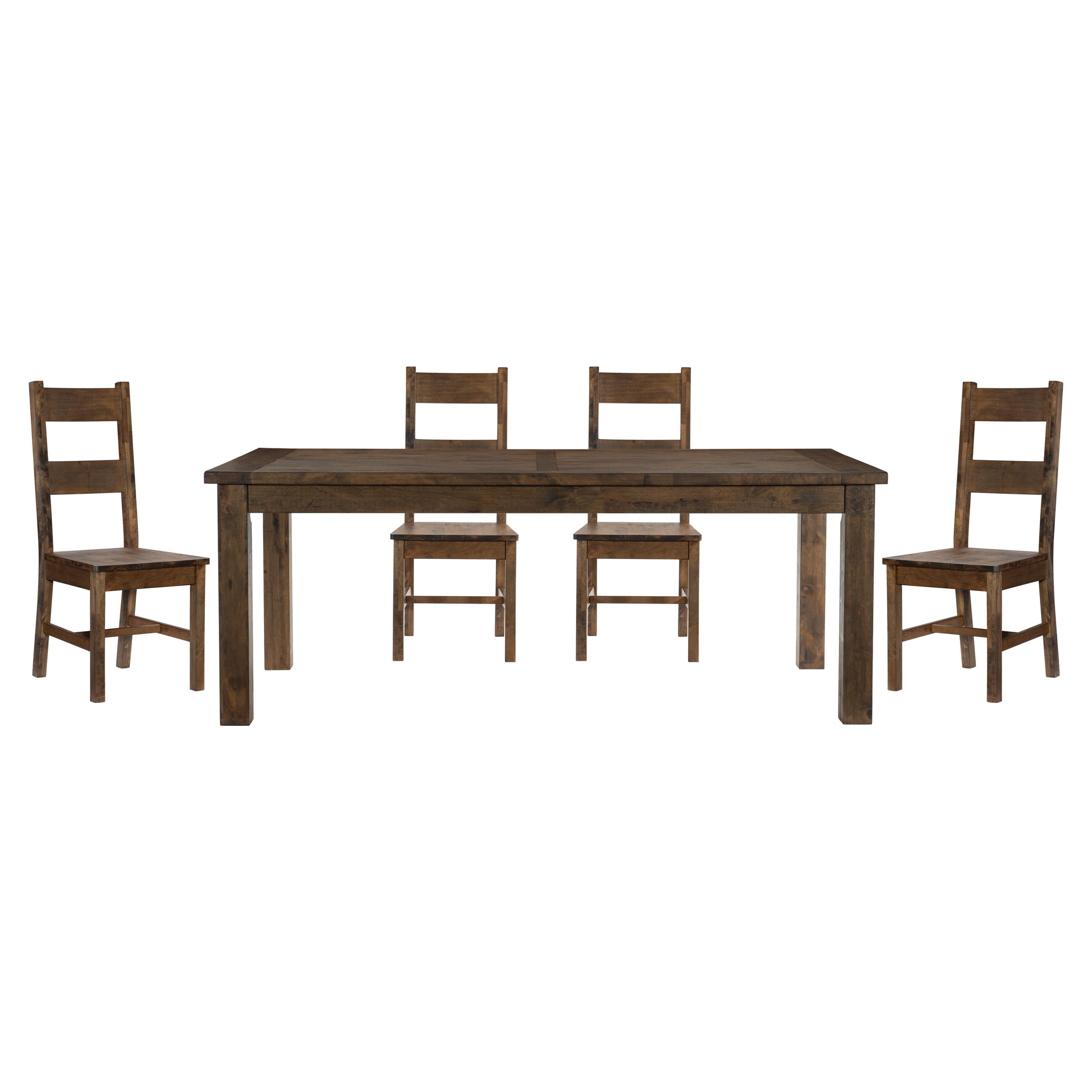 Classic Dining Room Set 1957-79-5PC Jerrick 1957-79-5PC in Brown 