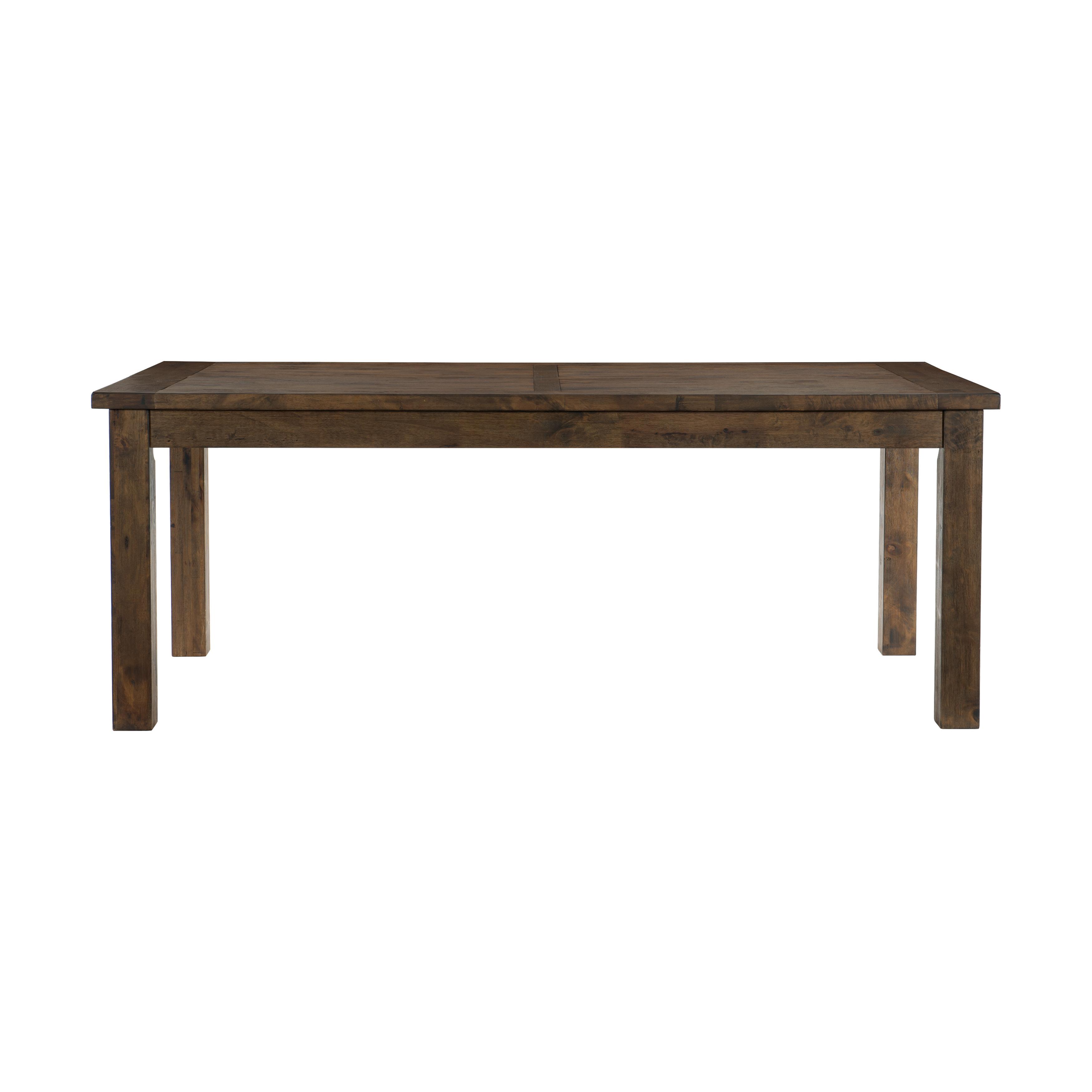 

    
Classic Burnished Brown Solid Rubberwood Dining Table Homelegance 1957-79 Jerrick
