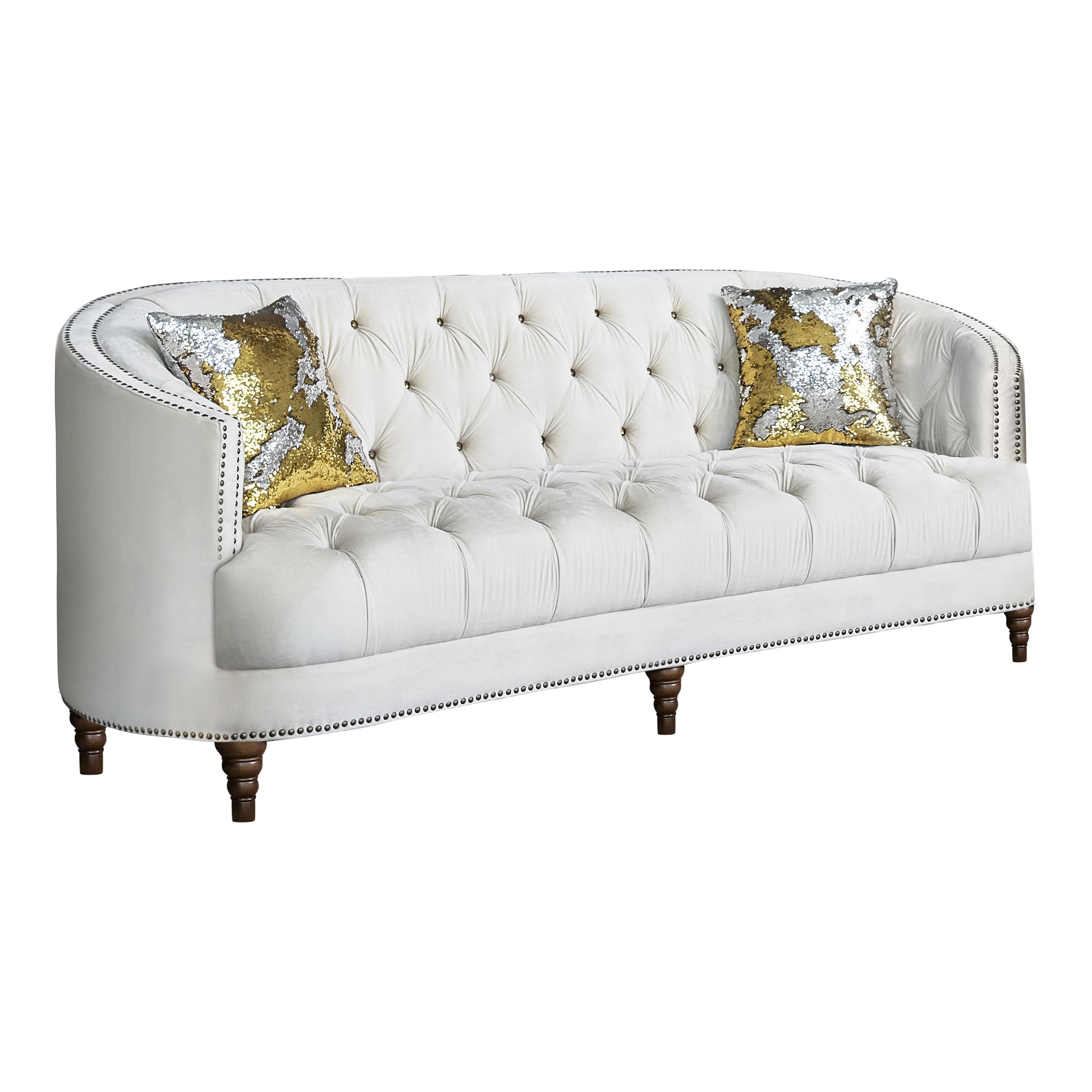 

    
Classic Champagne Velvet Living Room Set 2pcs Coaster 509161-S2 Avonlea
